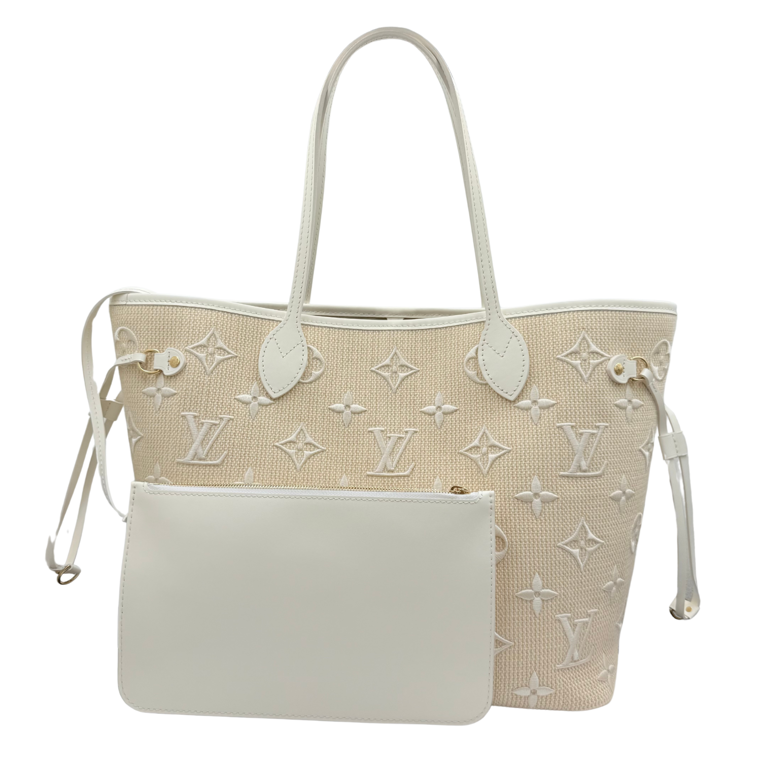 Louis Vuitton Monogram By The Pool Neverfull MM with Pouch