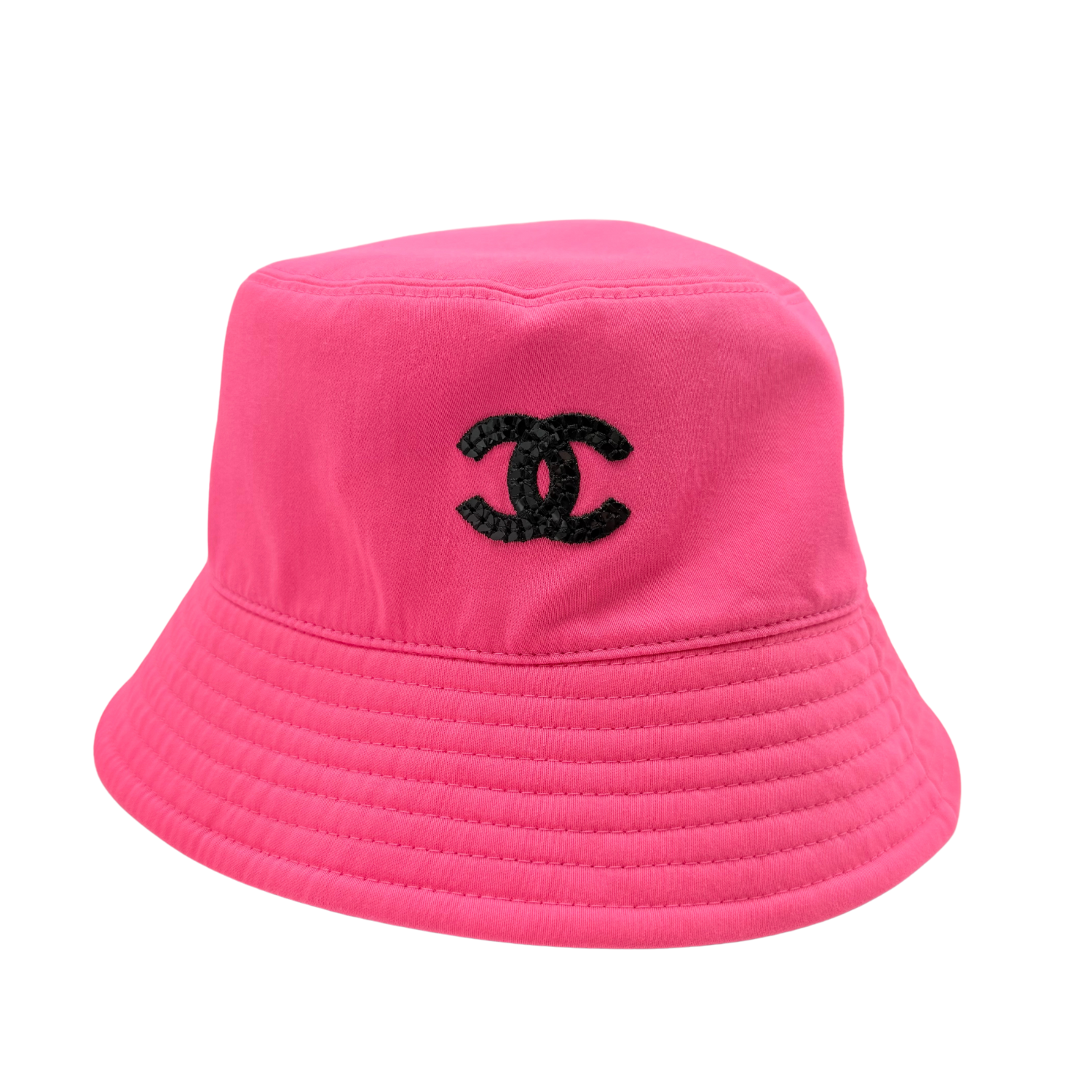 Chanel CC Canvas Reversible Bucket Hat Multicolor