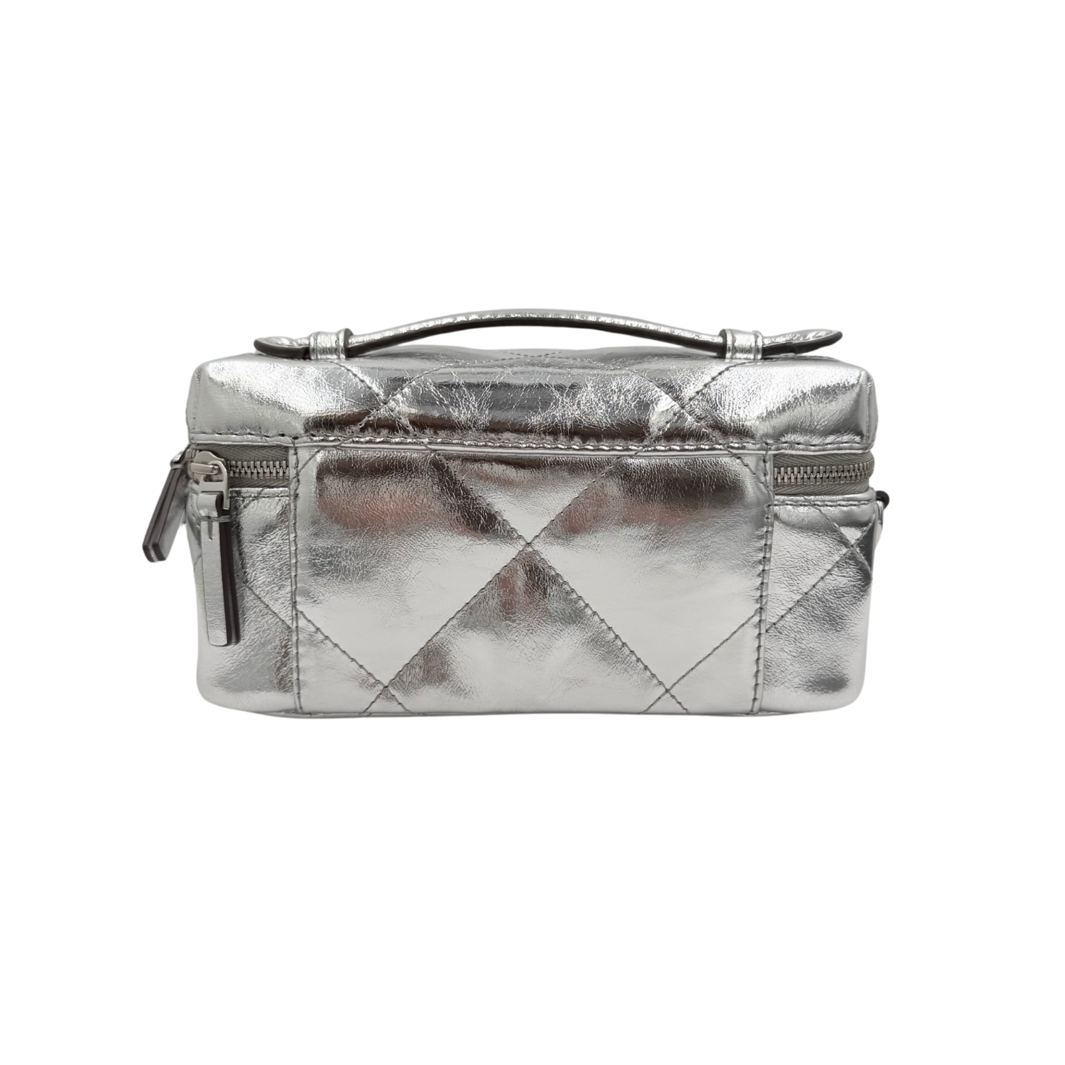 Kira Vanity Crossbody Bag Silver