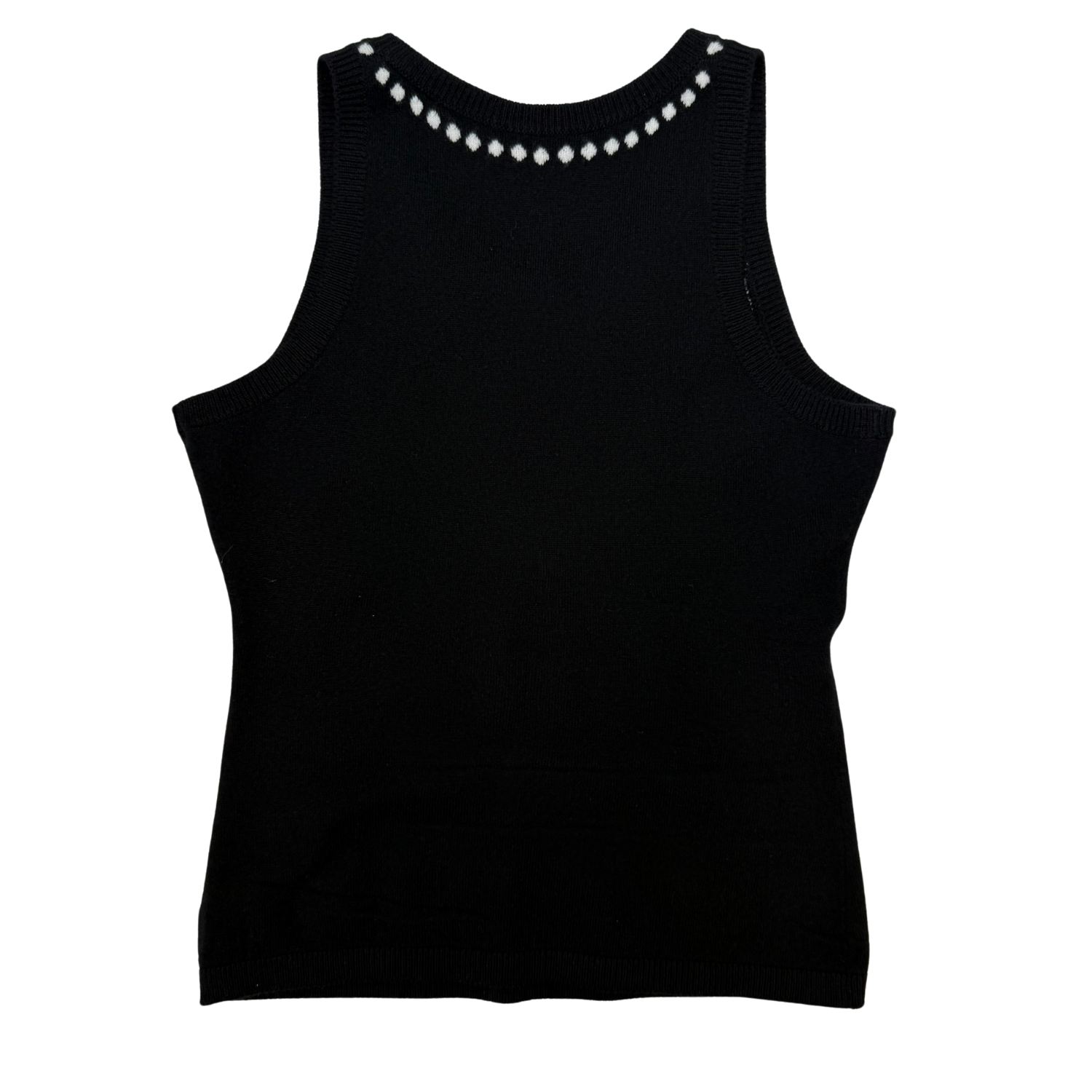 Chanel Cashmere Tank Top Black