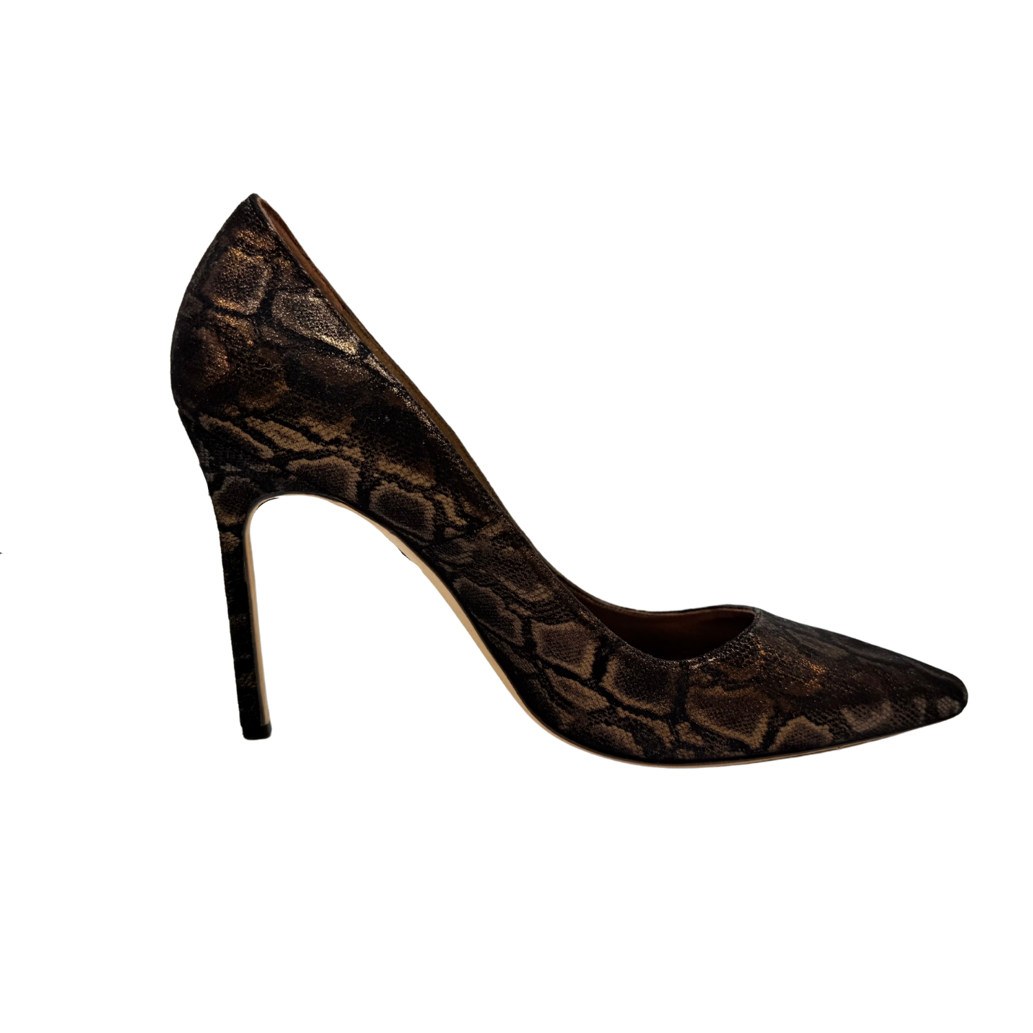 Manolo Blahnik Faux Python Pumps