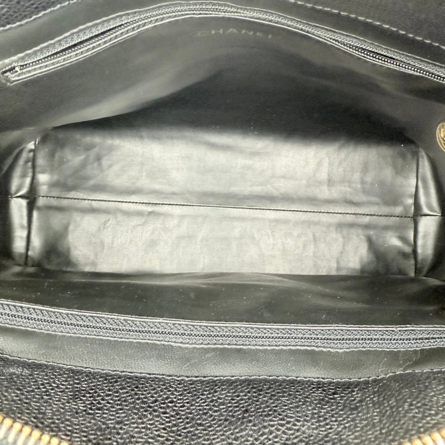 Chanel Vintage Medium Envelope Shoulder Bag Black