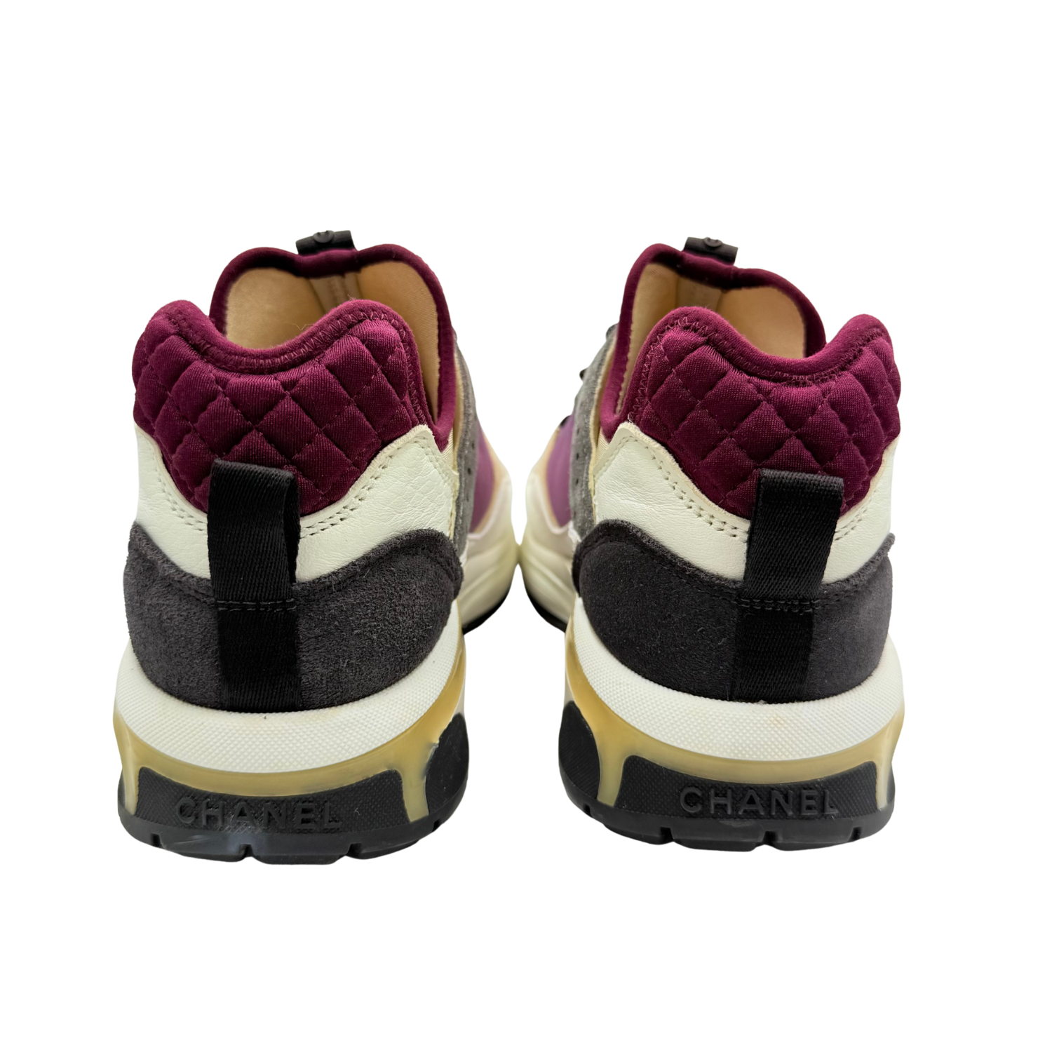 Chanel CC Athletic Sneakers Purple Print