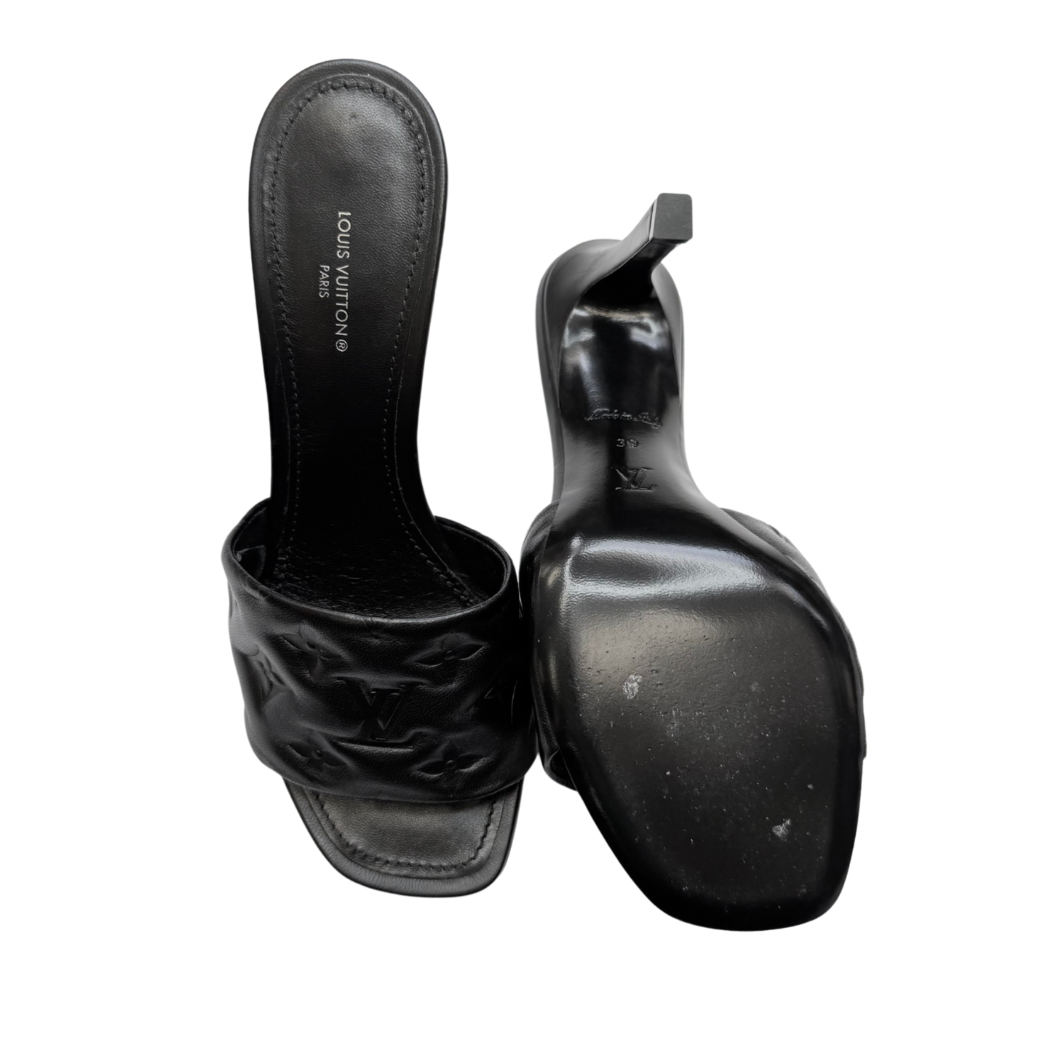 Louis Vuitton Revival Mules Black
