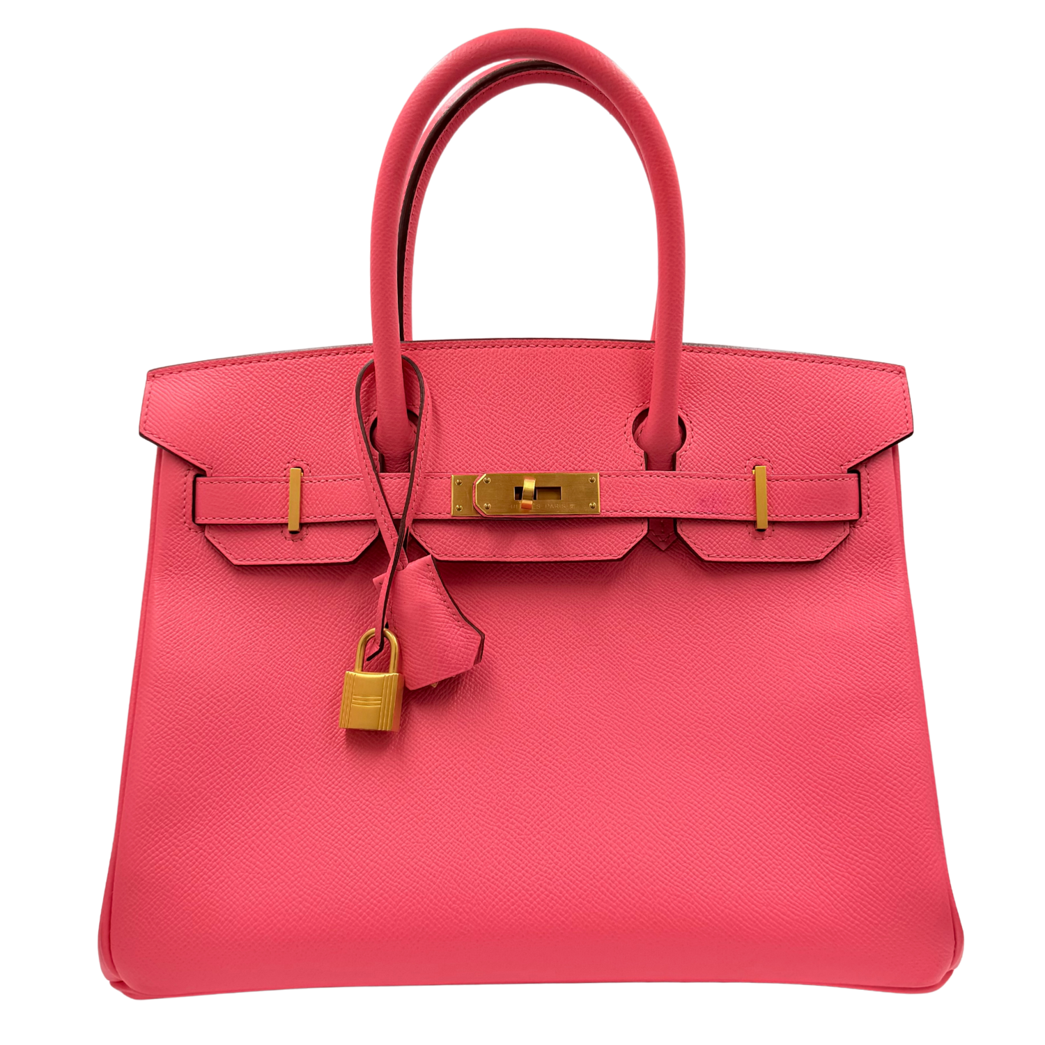 Hermès Special Order (HSS) Birkin 30 Rose Azalee Epsom Leather with Brushed Gold Hardware
