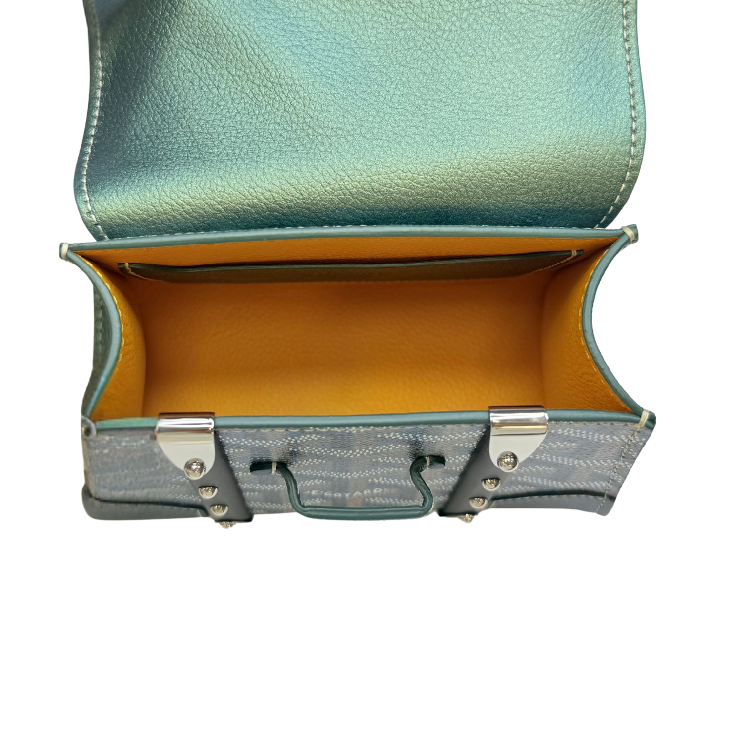 Goyard Saïgon Structuré Nano Bag Pearly Green