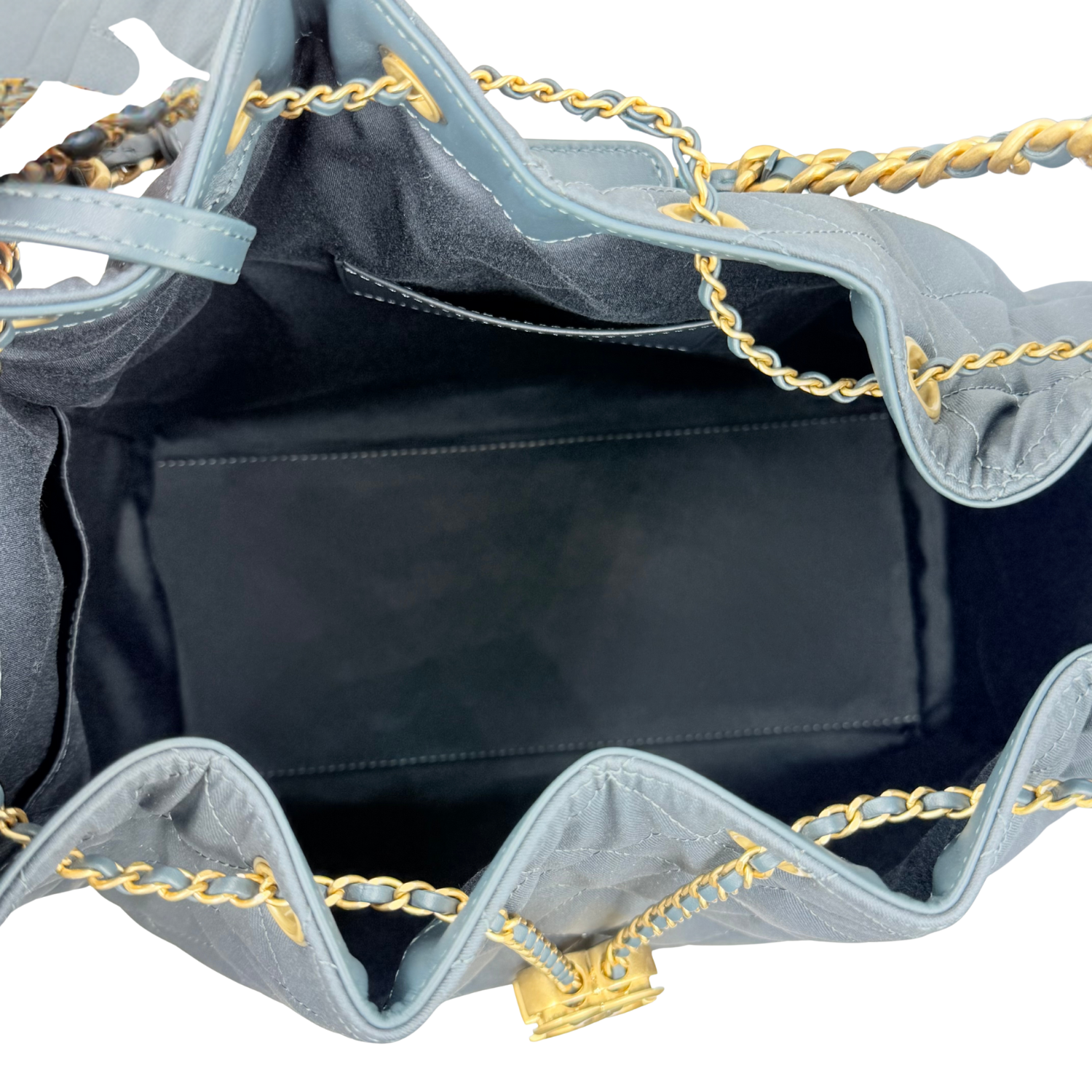 Chanel 25 Medium Handbag Dark Blue