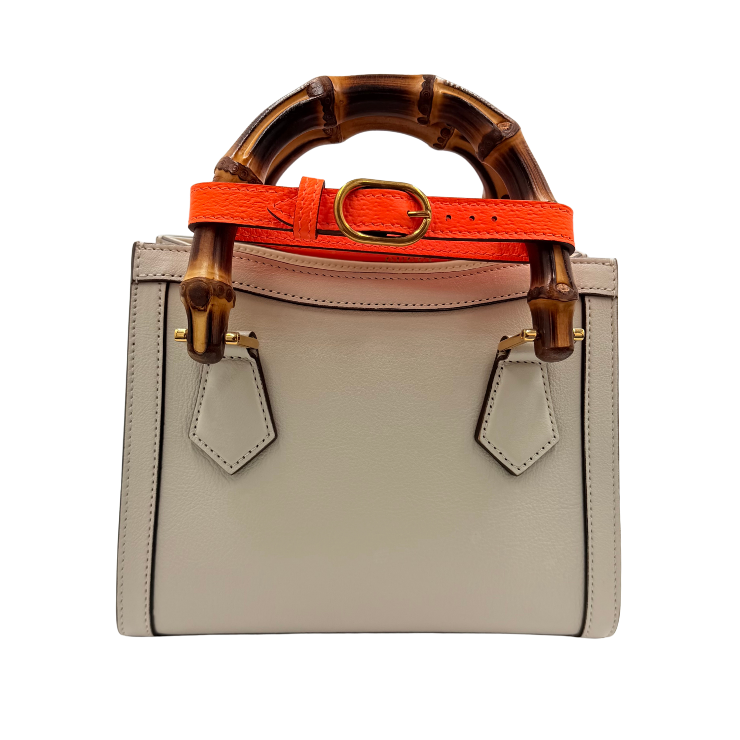 Mini Diana Tote Back Mystic White