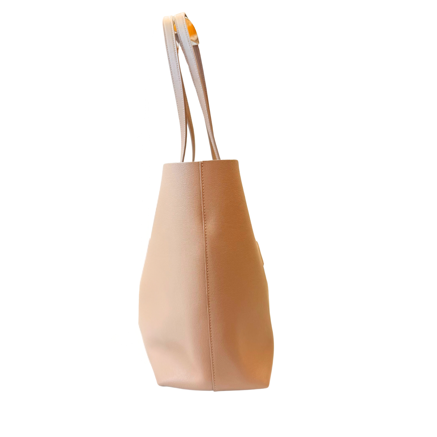 Yves Saint Laurent Leather Tote Taupe