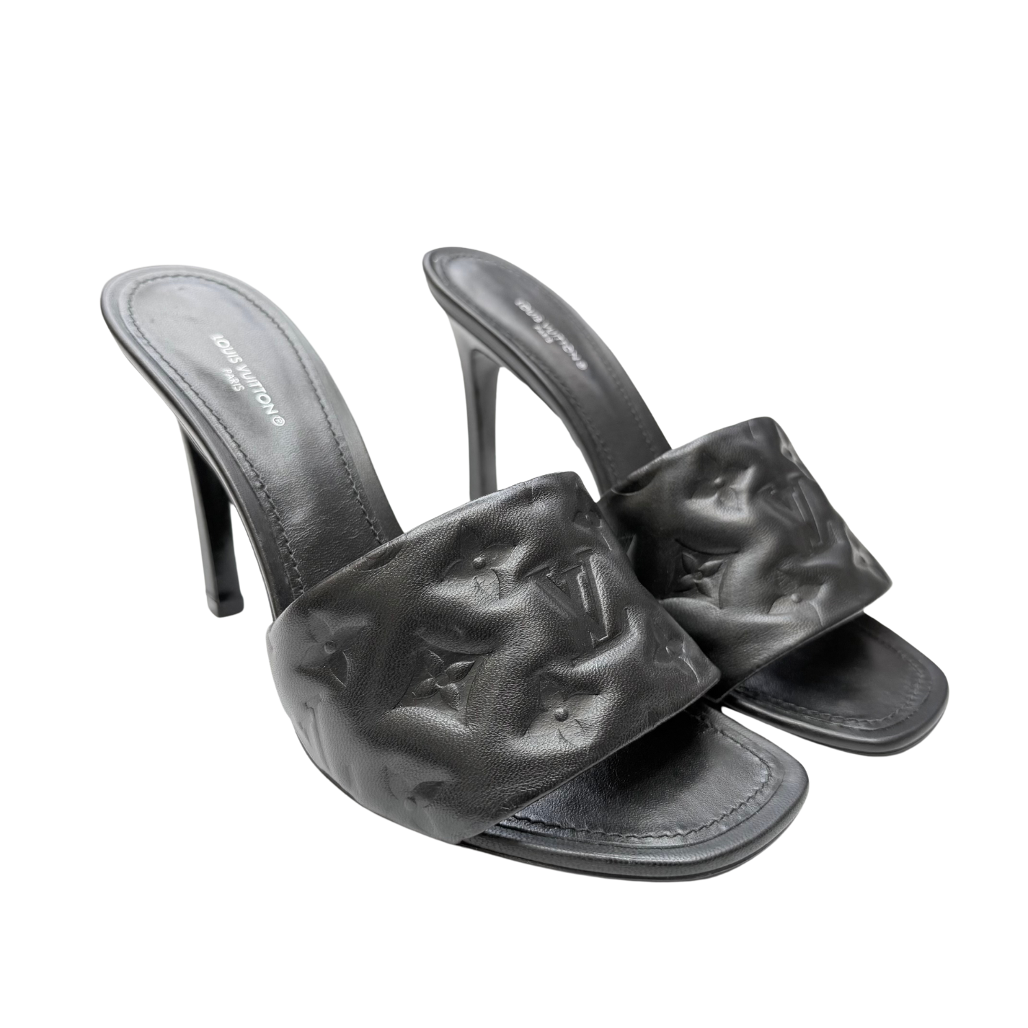 Louis Vuitton Revival Mules Black