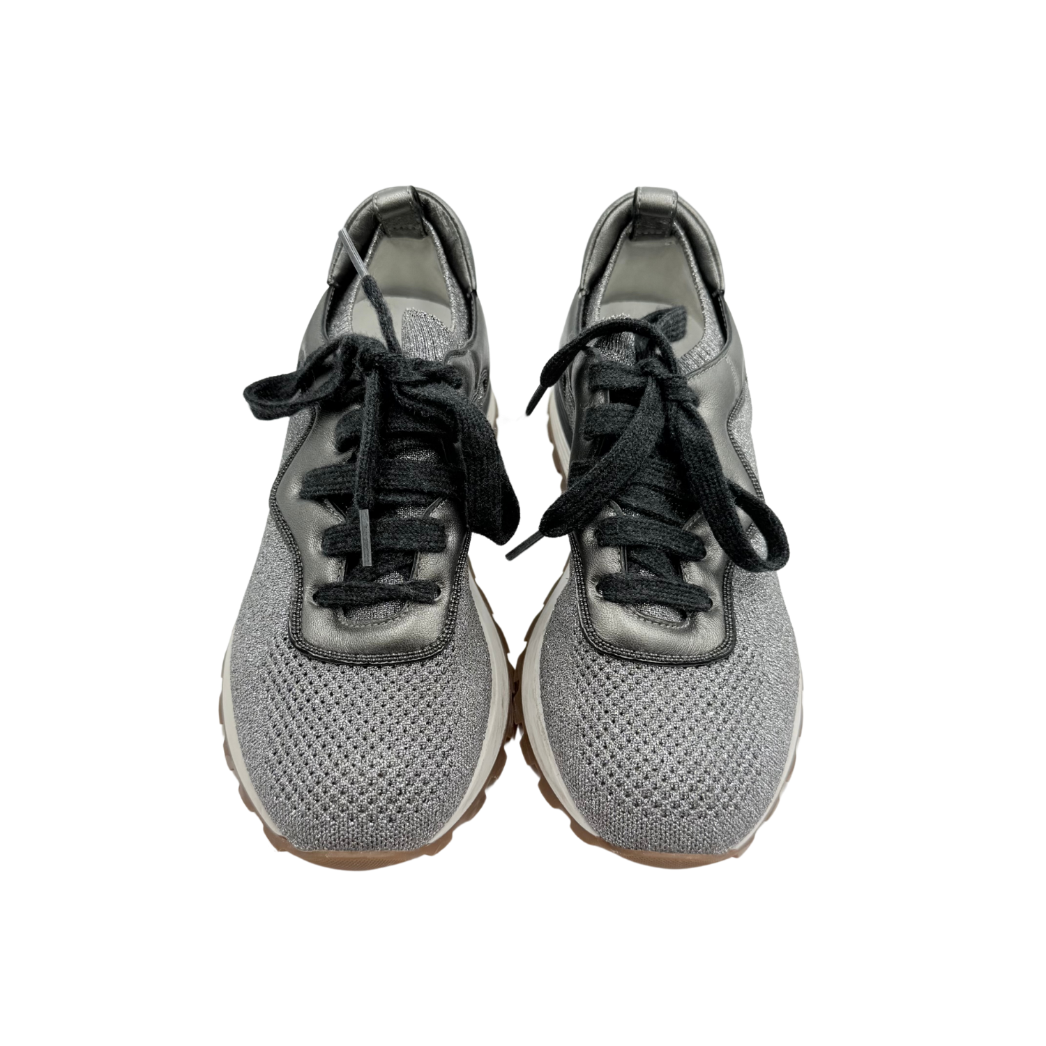 Brunello Cucinelli Glitter-Knit Sneakers
