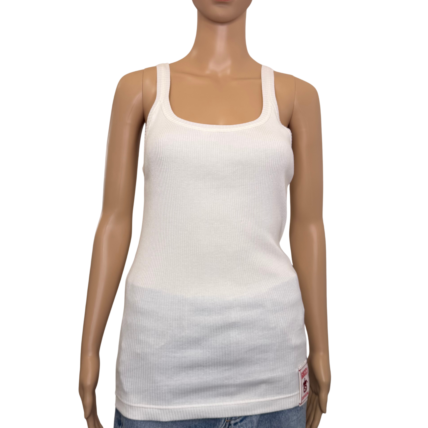 Gucci Ribbed Tank Top White