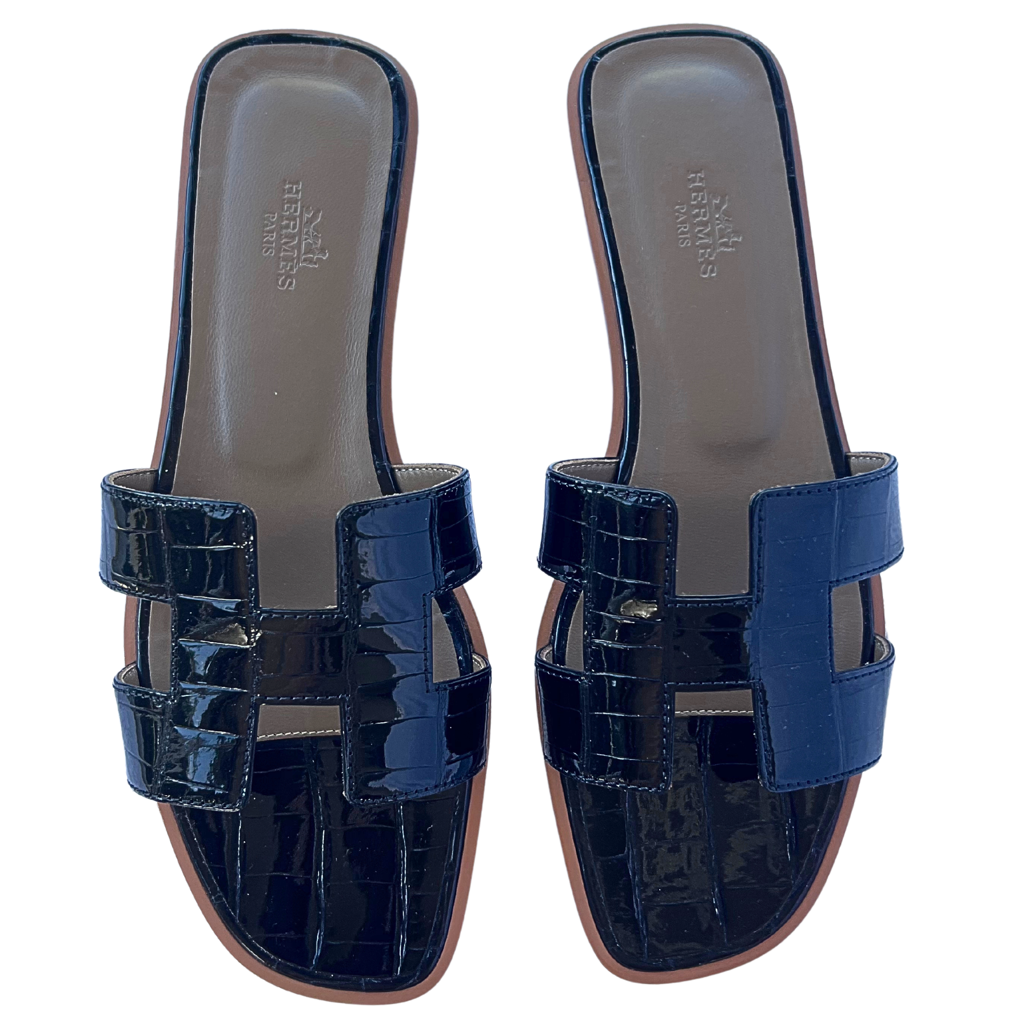 Hermès Oran Shiny Alligator