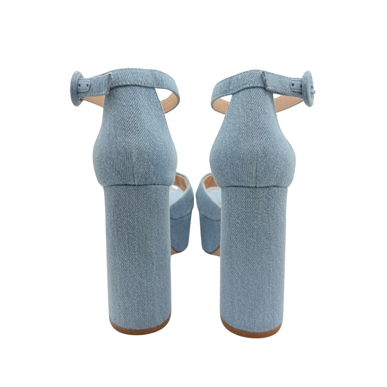 Gianvito Rossi Sheridan Platform Sandals Denim