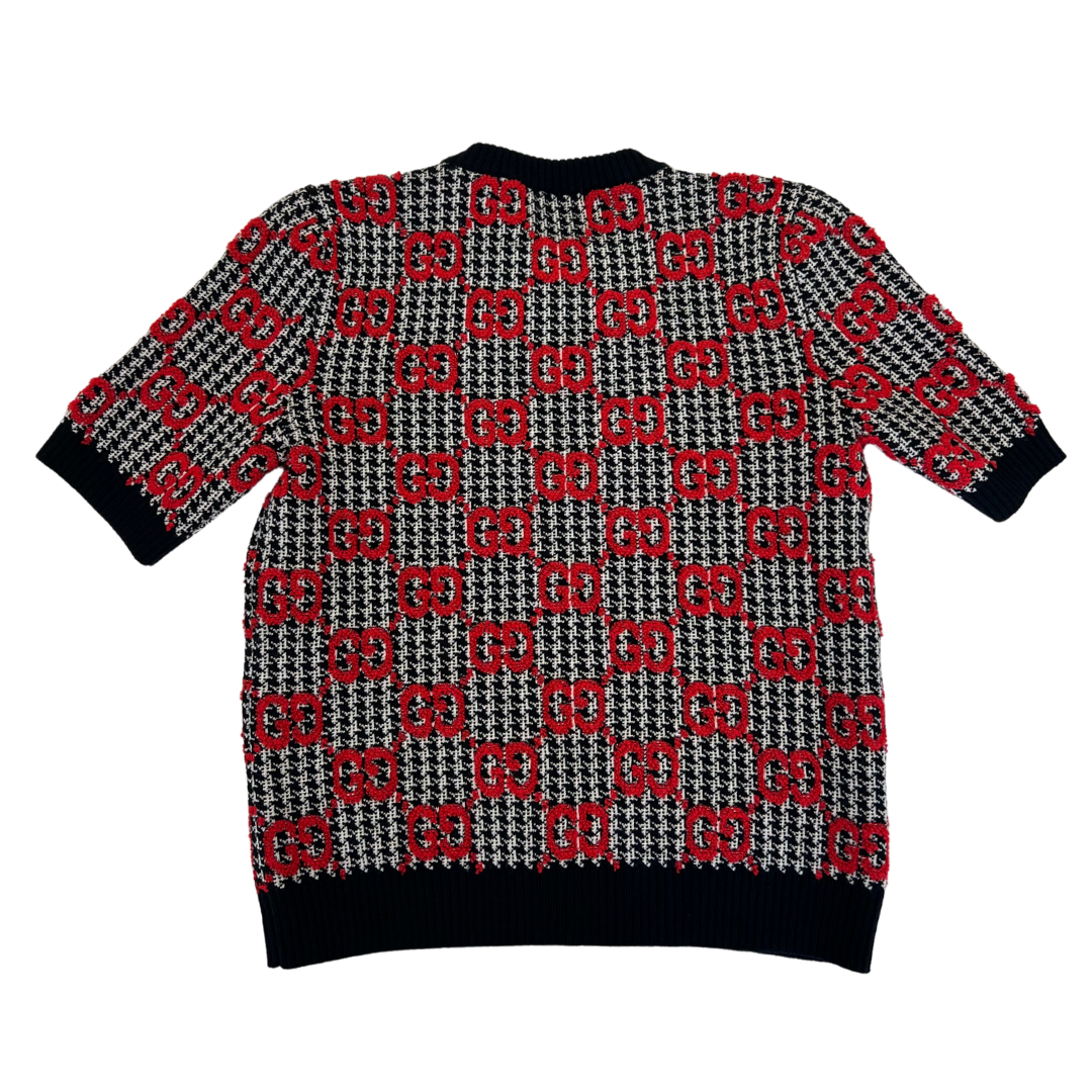 Gucci GG Wool Houndstooth Top