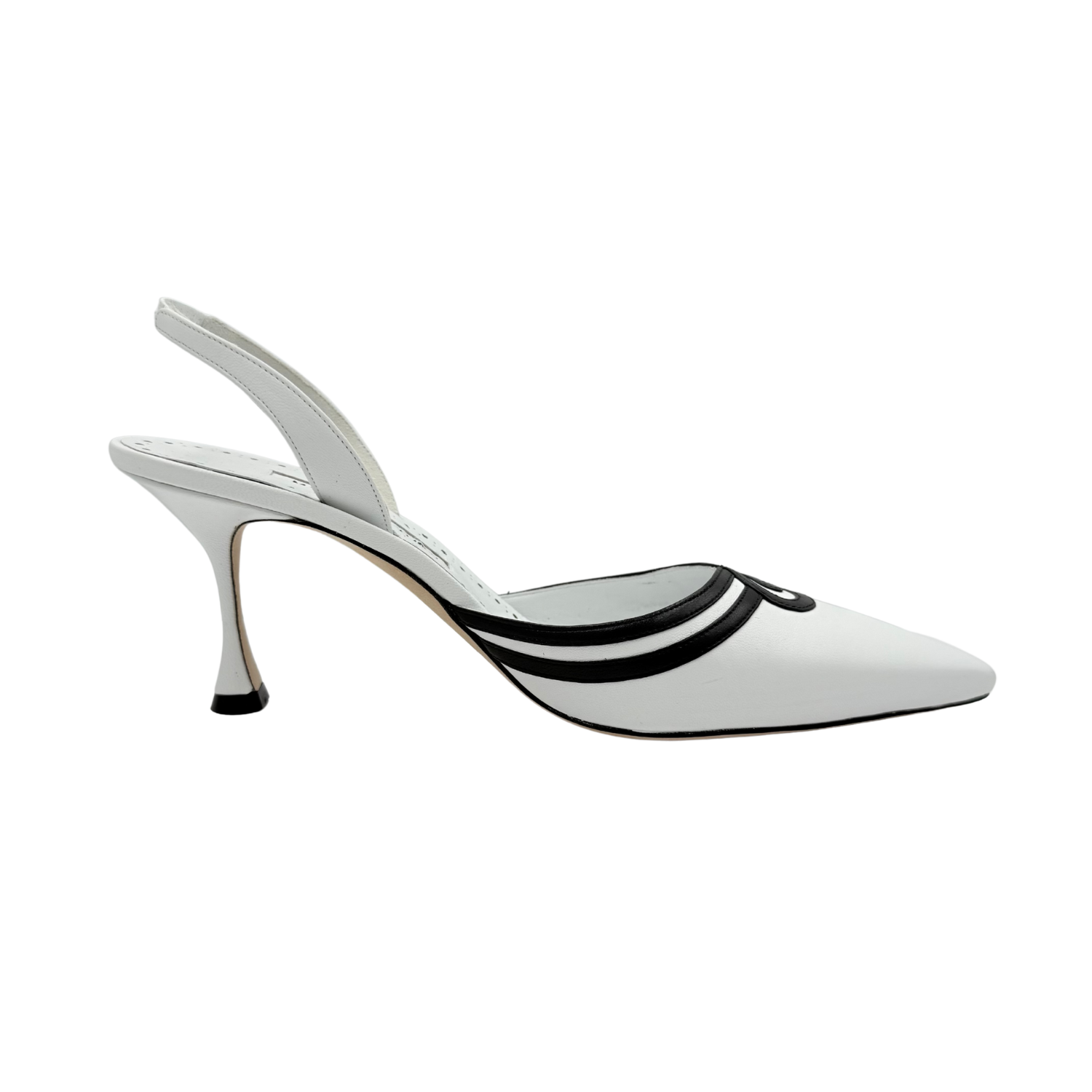 Manolo Blahnik 70mm Chongasli Gala Slingback Pumps