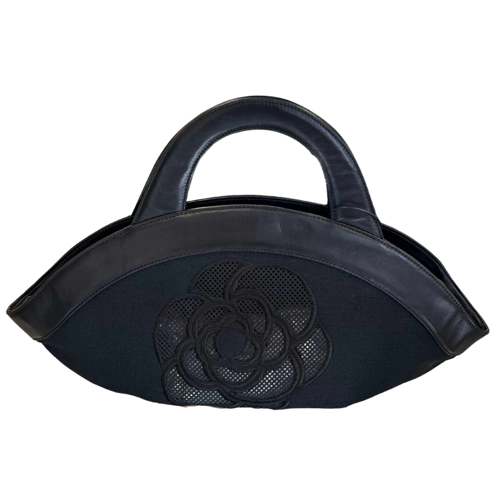 Vintage Chanel Camellia Tote Bag