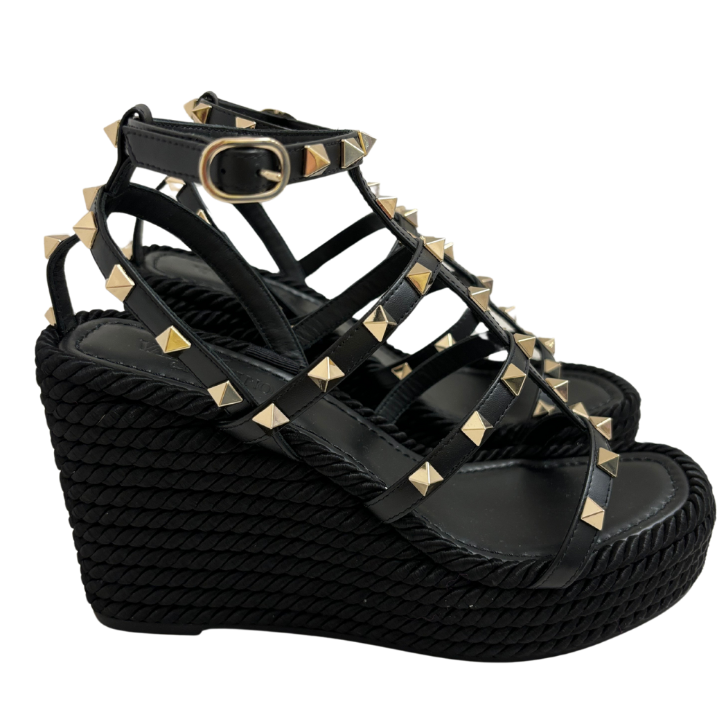 Valentino Rockstud Wedges