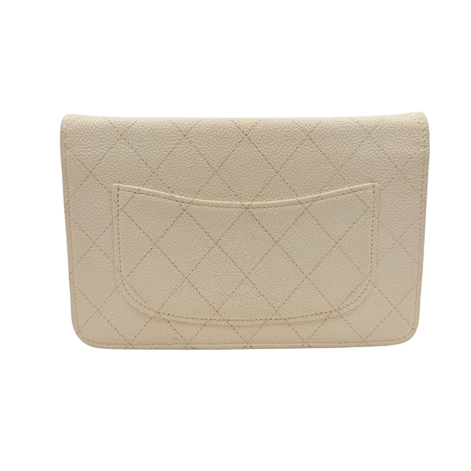 Chanel Limited Cruise Collection Small Paris-Cuba Wallet on Chain White