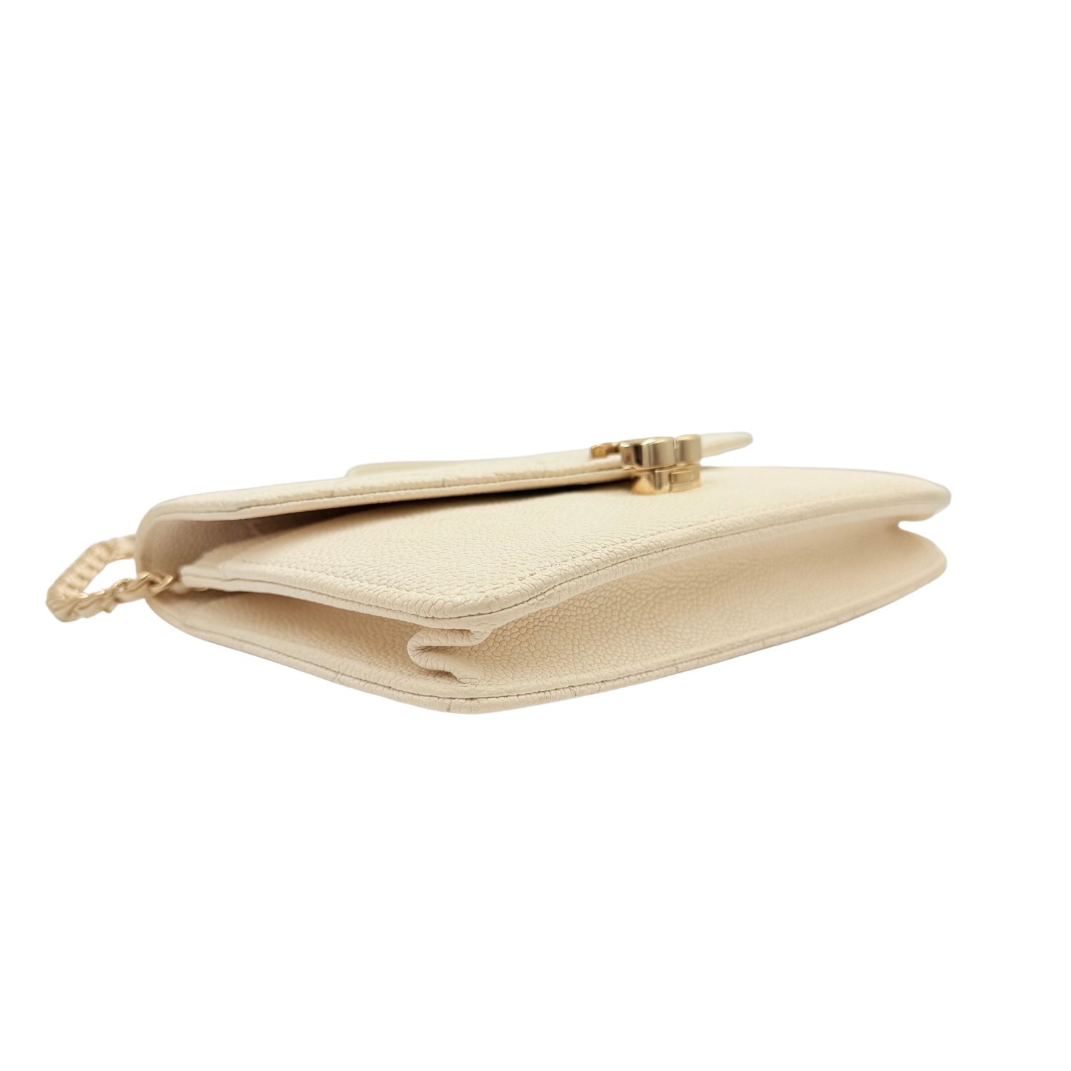 Chanel Limited Cruise Collection Small Paris-Cuba Wallet on Chain White