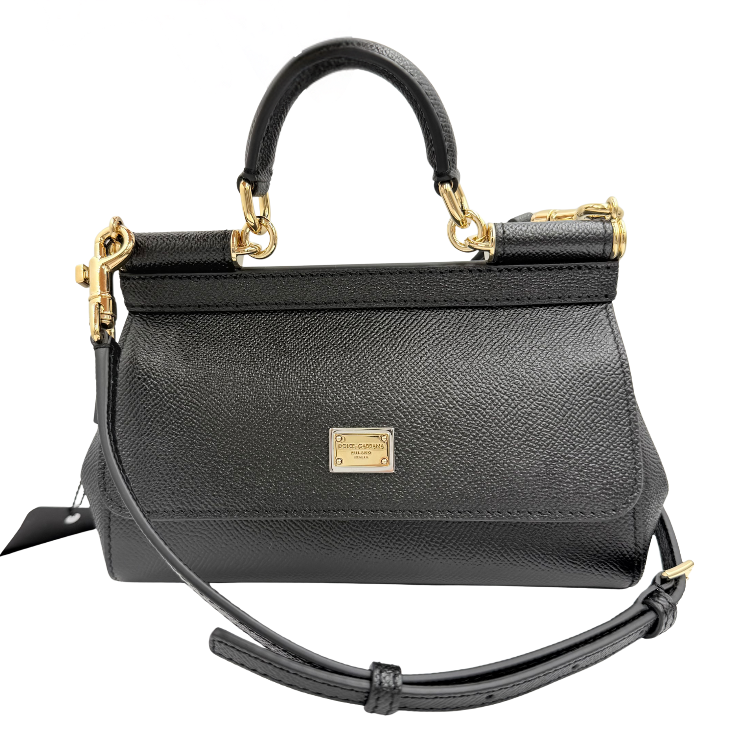 Dolce & Gabbana Small Sicily Handbag Black