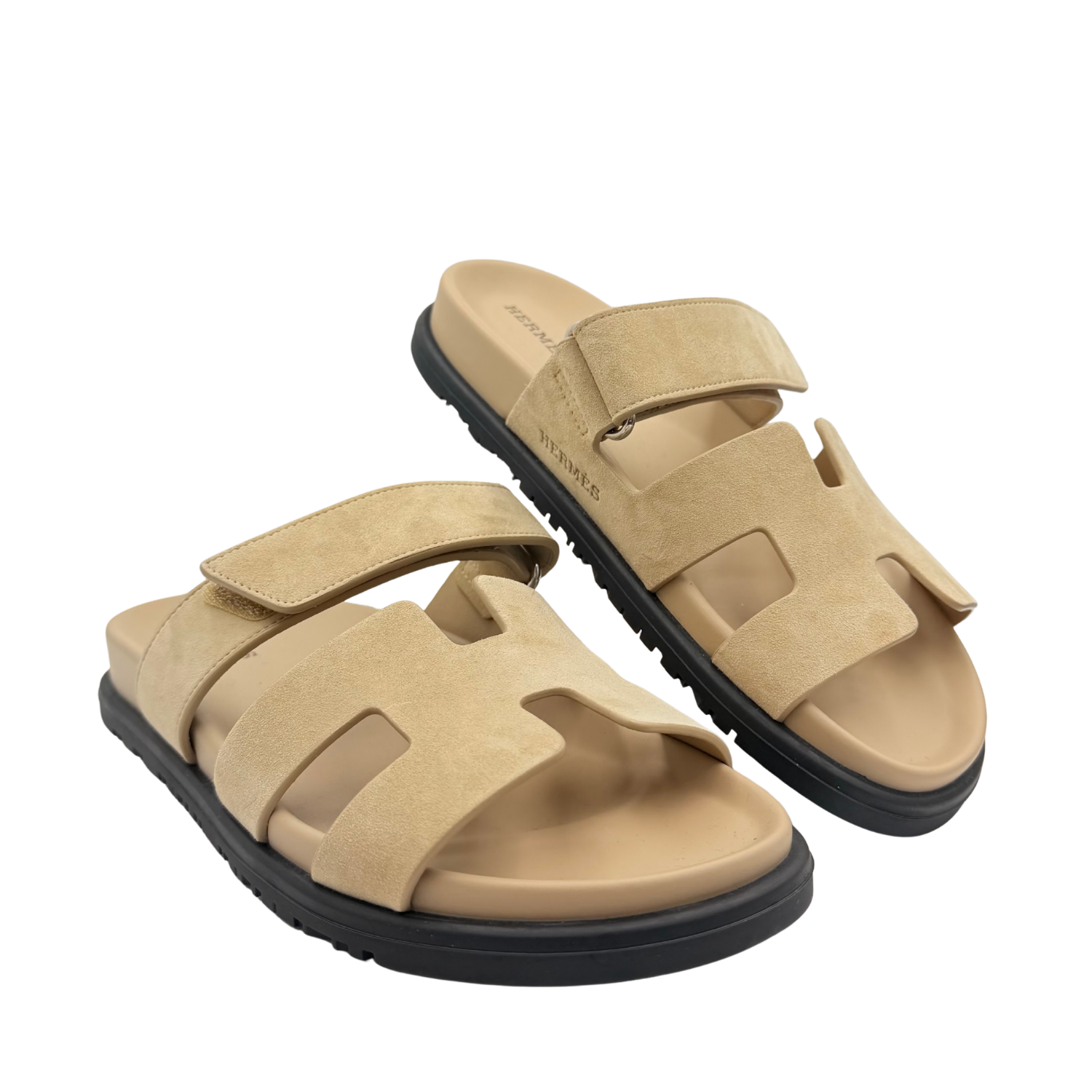 Hermès Chypre Sandal in Beige Nomade