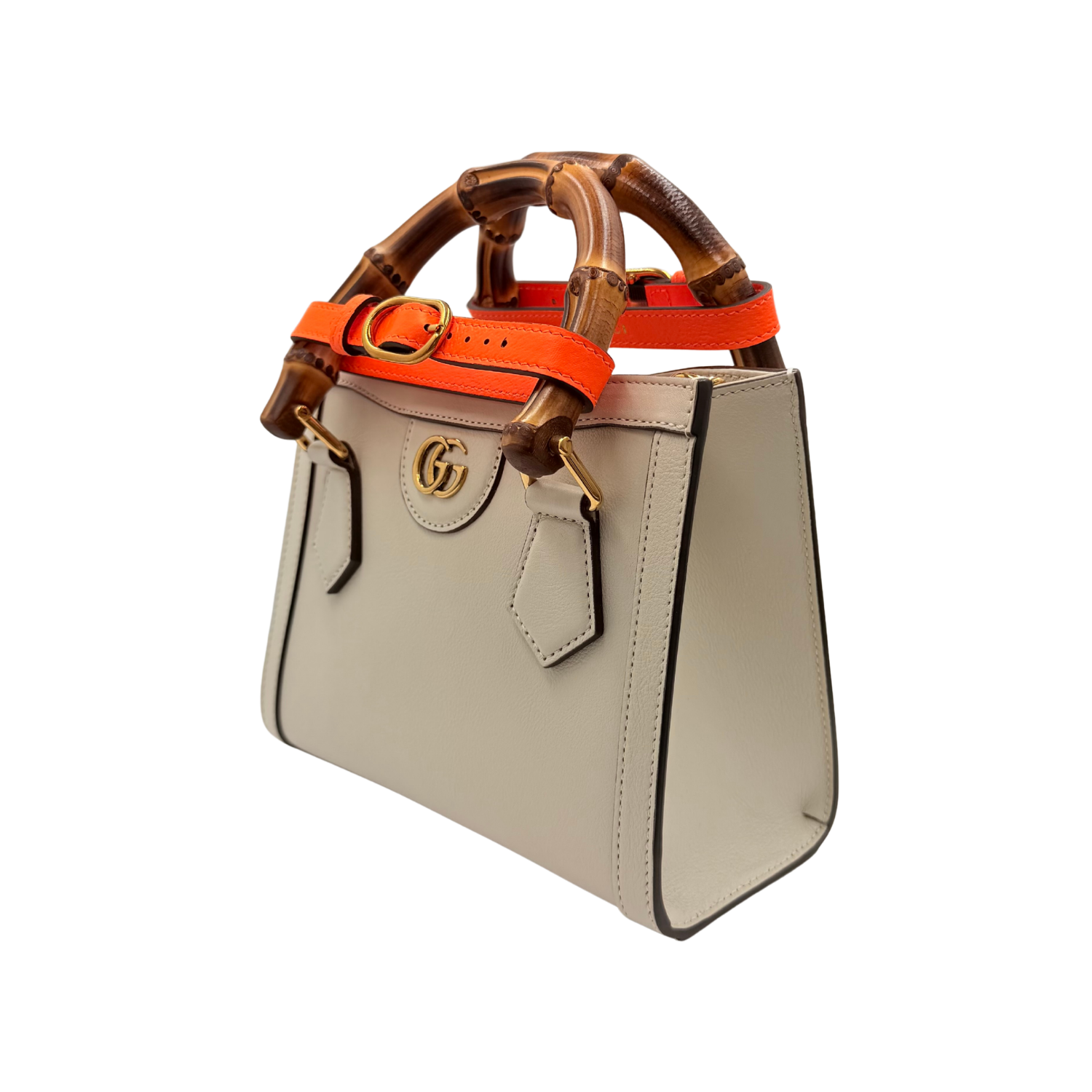 Mini Diana Tote Back Mystic White