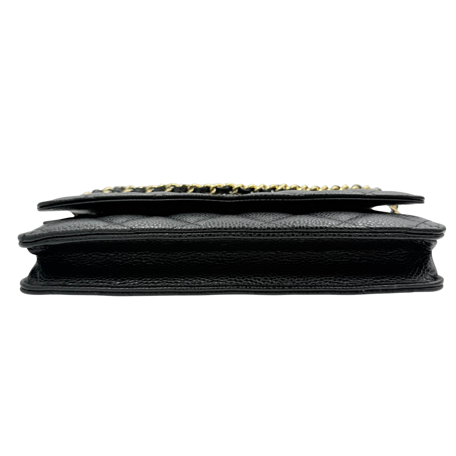 Chanel Classic Quilted Wallet On Chain Black Series 18