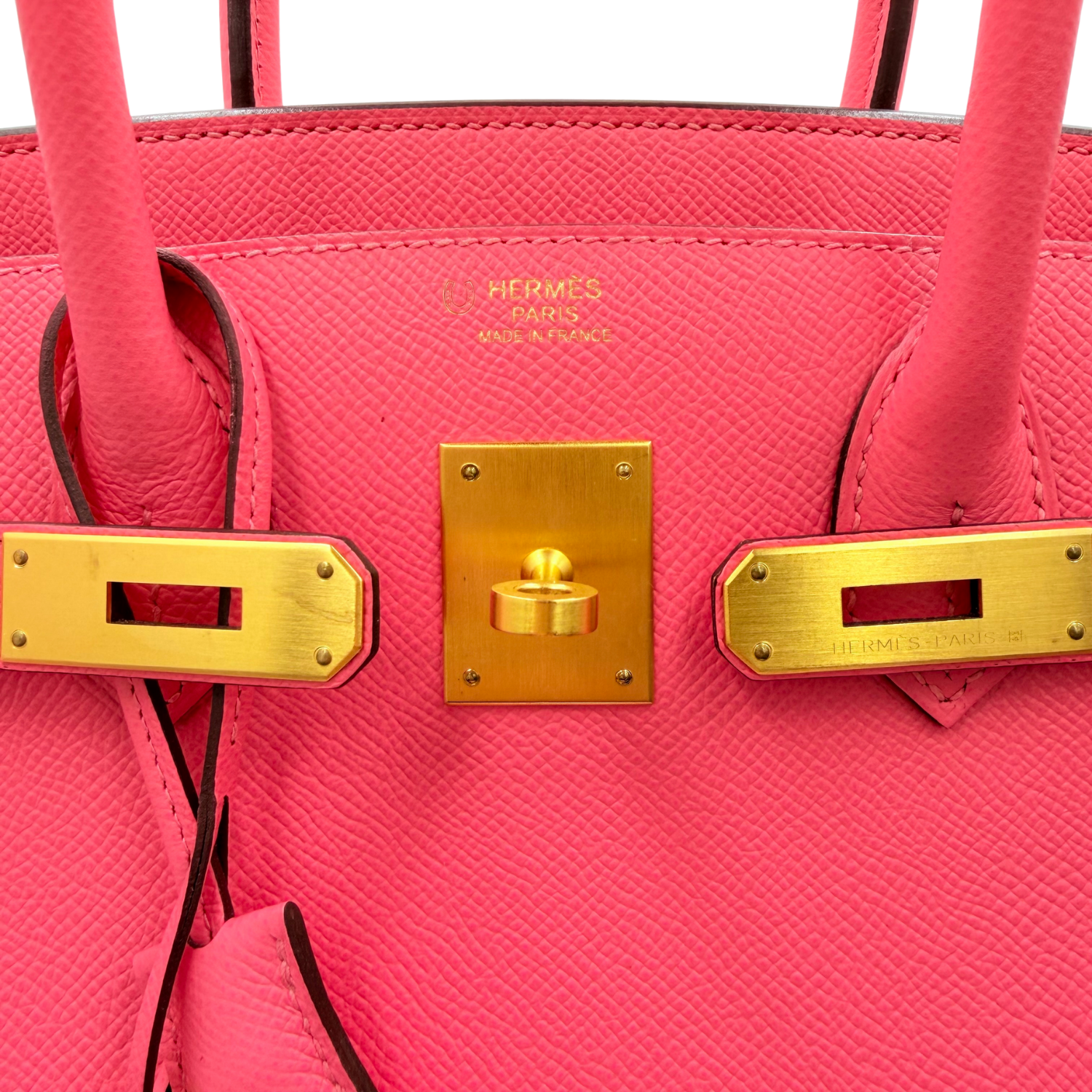 Hermès Special Order (HSS) Birkin 30 Rose Azalee Epsom Leather with Brushed Gold Hardware