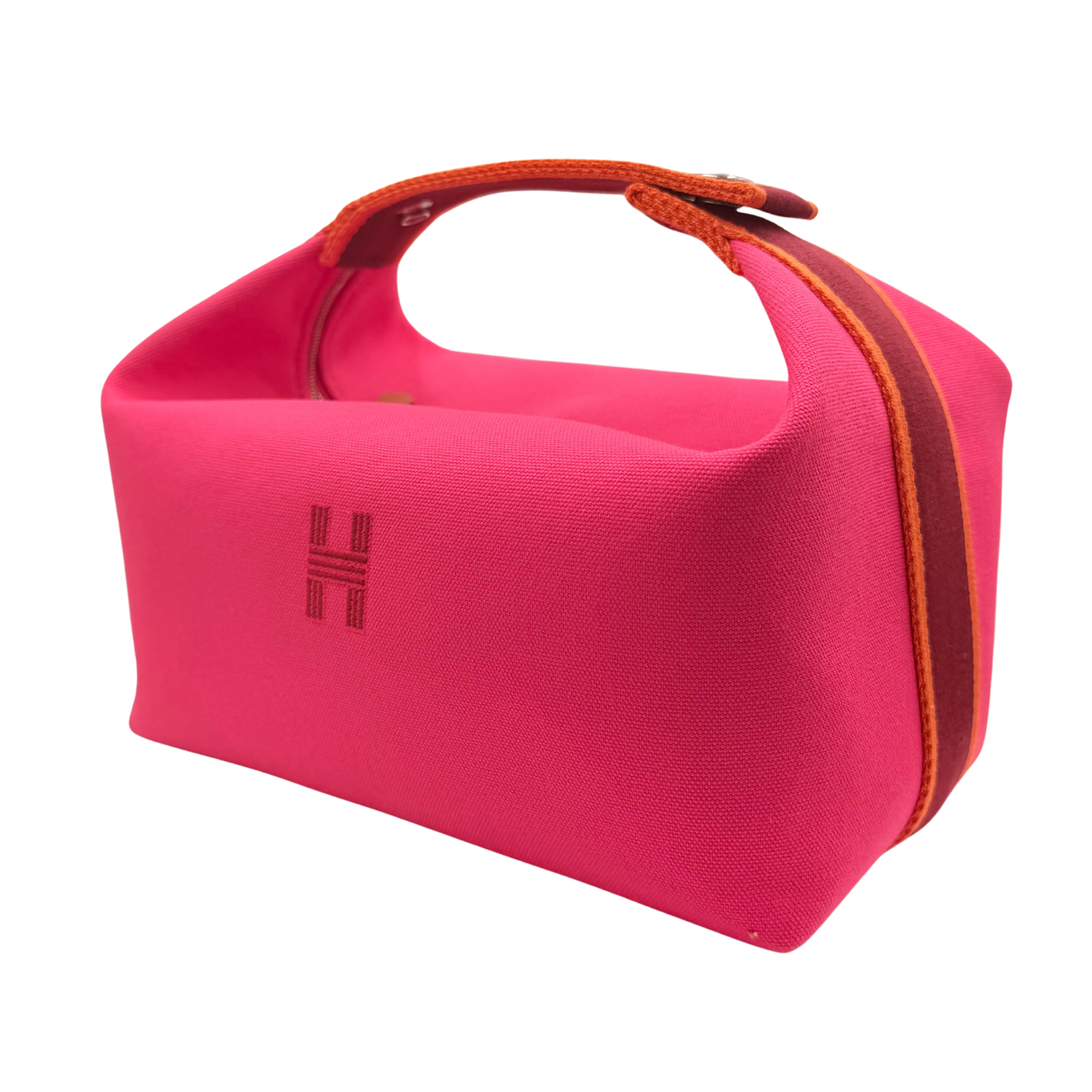 Hermès Large Bride-A-Brac Pouch Pink and Orange