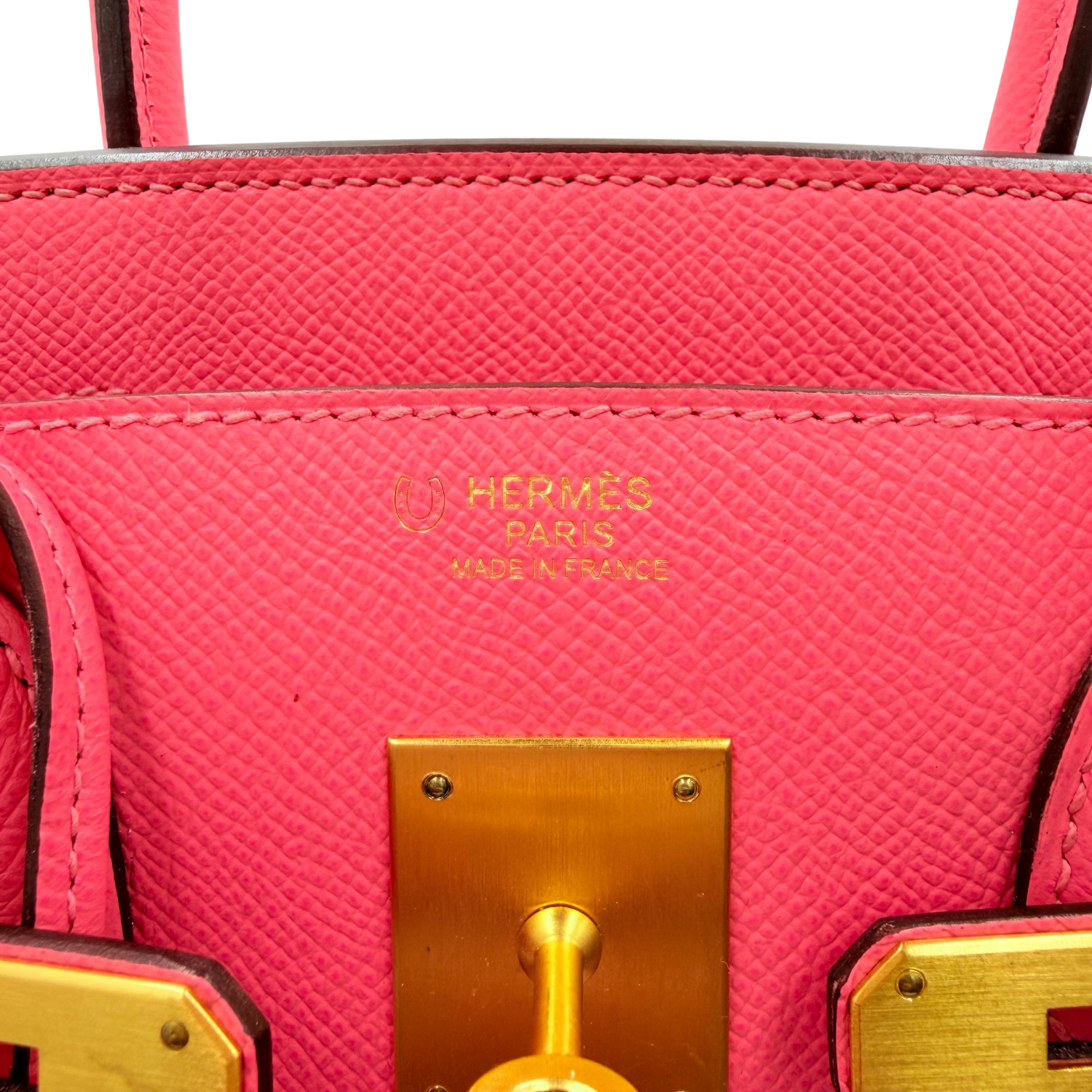 Hermès Special Order (HSS) Birkin 30 Rose Azalee Epsom Leather with Brushed Gold Hardware