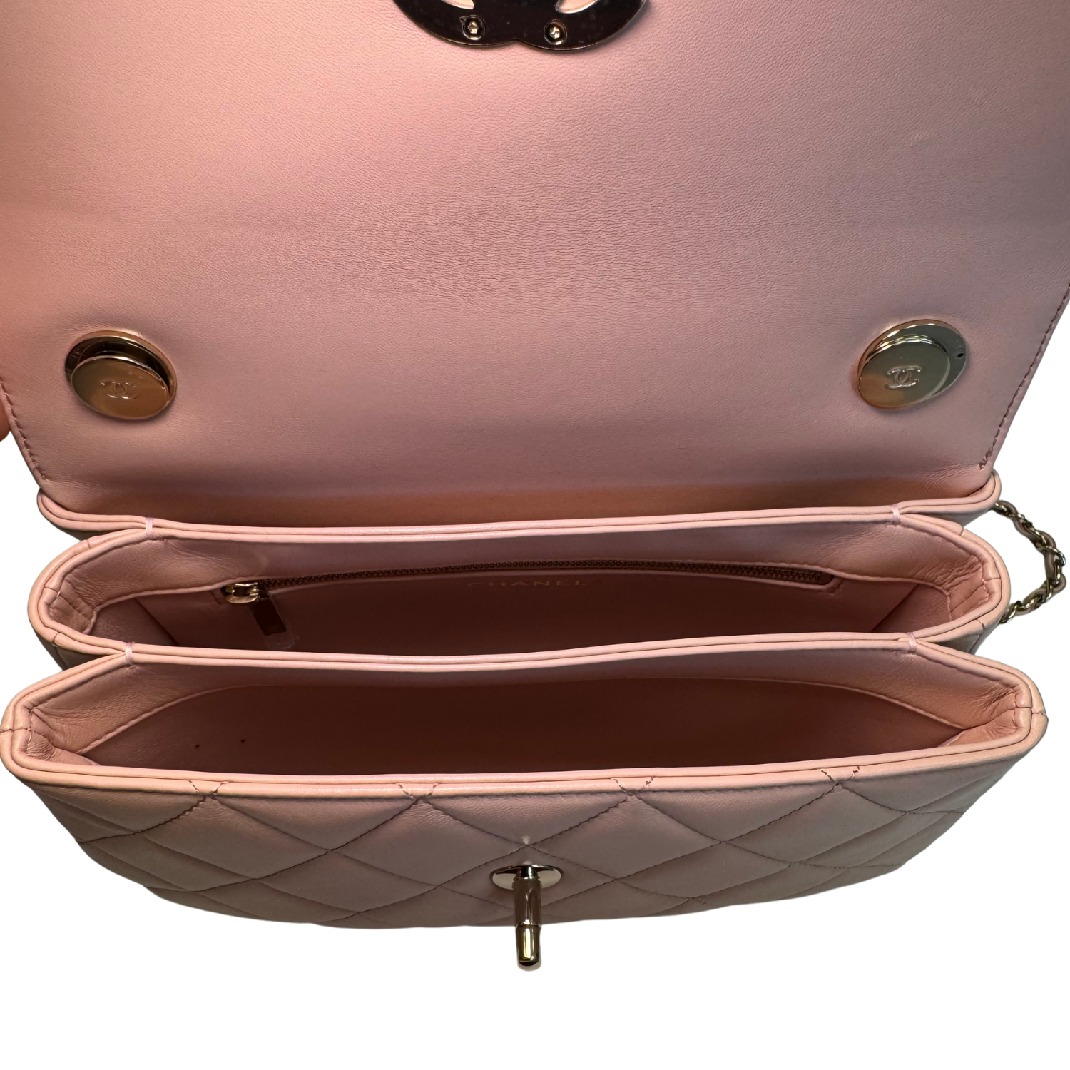 Chanel Classic Small Trendy Flap Bag Pink