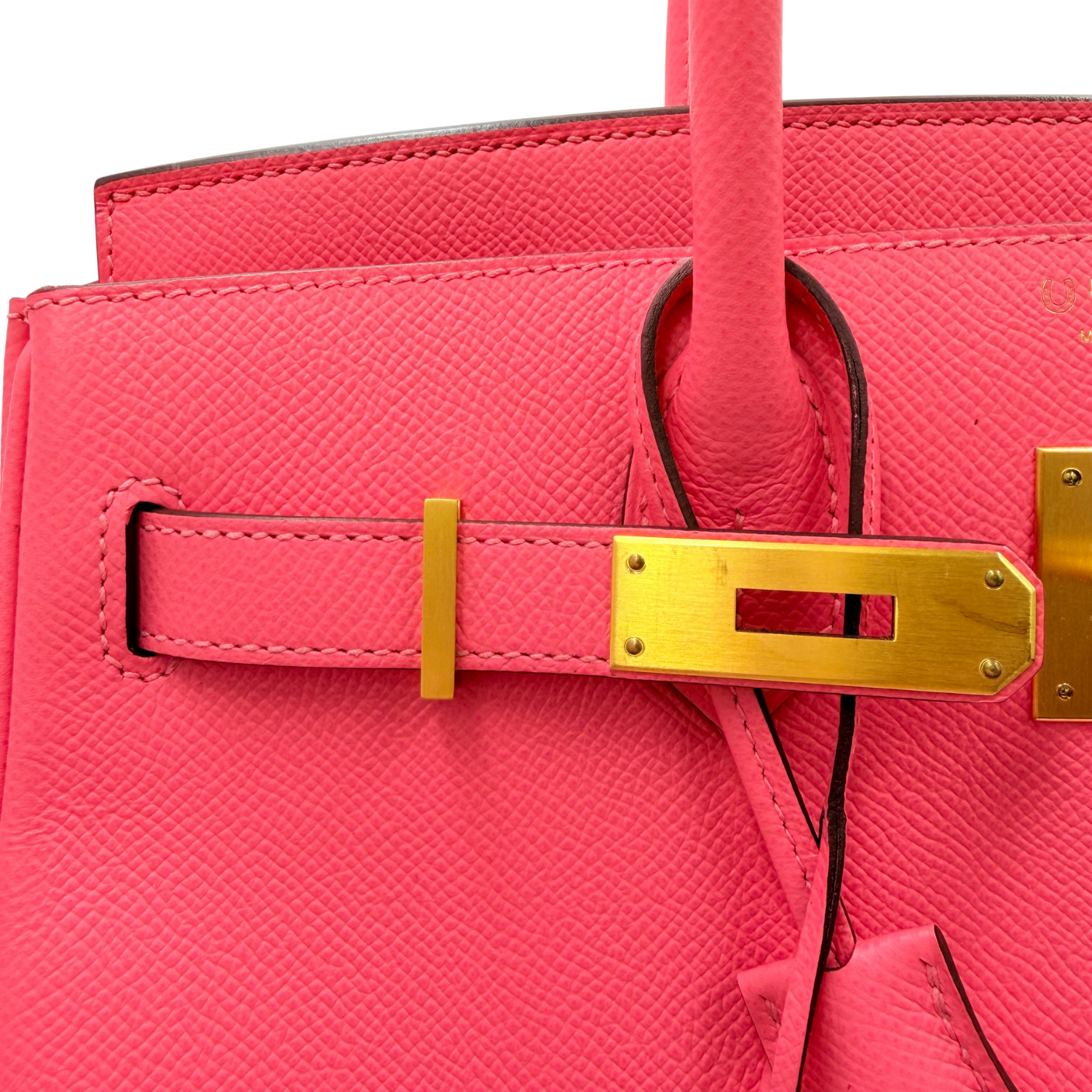 Hermès Special Order (HSS) Birkin 30 Rose Azalee Epsom Leather with Brushed Gold Hardware