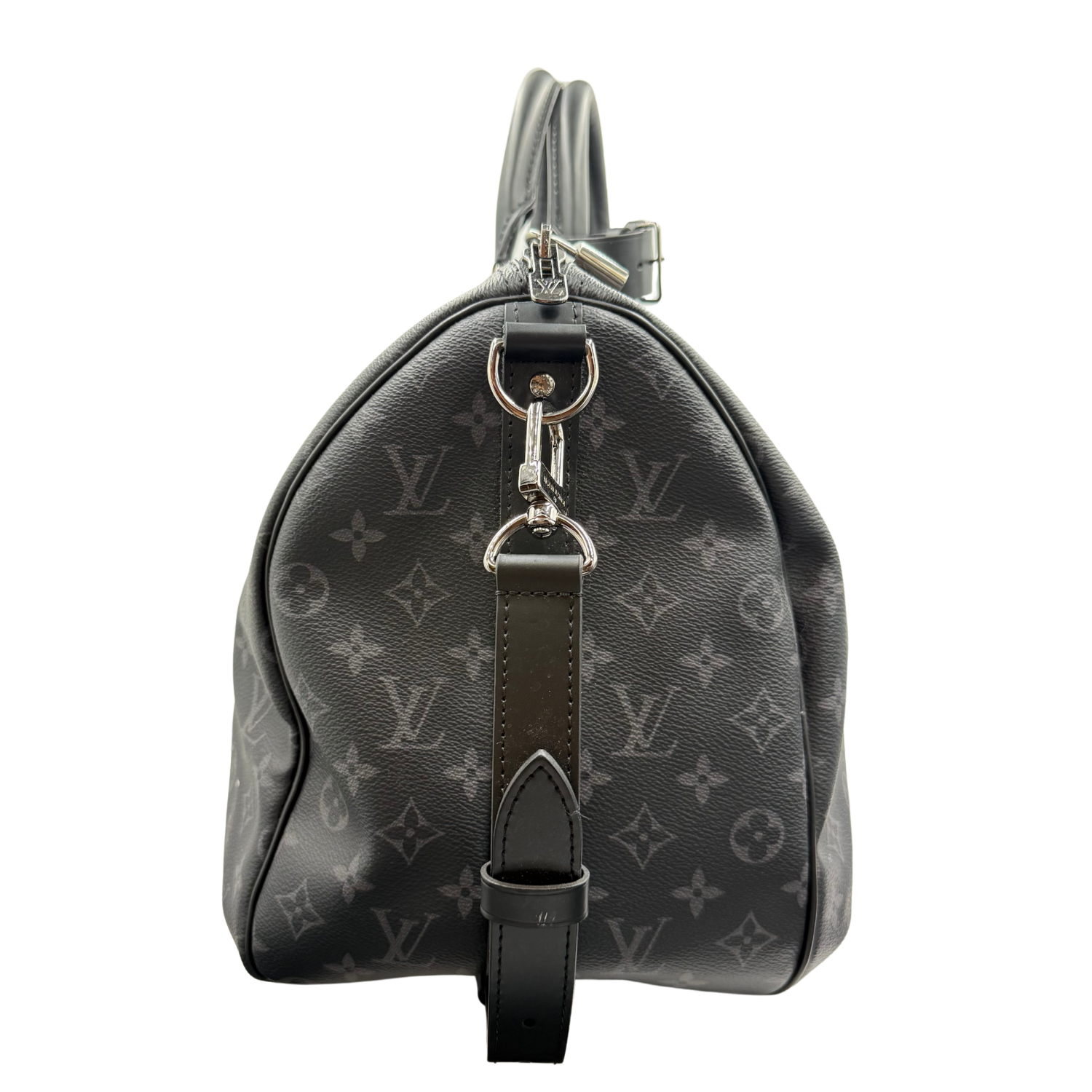 Louis Vuitton LV Monogram Eclipse Keepall Bandoulière 45 Black Out