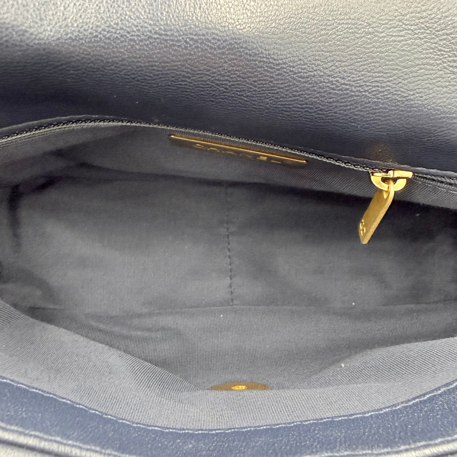 Chanel 19 Medium Flap Bag Navy