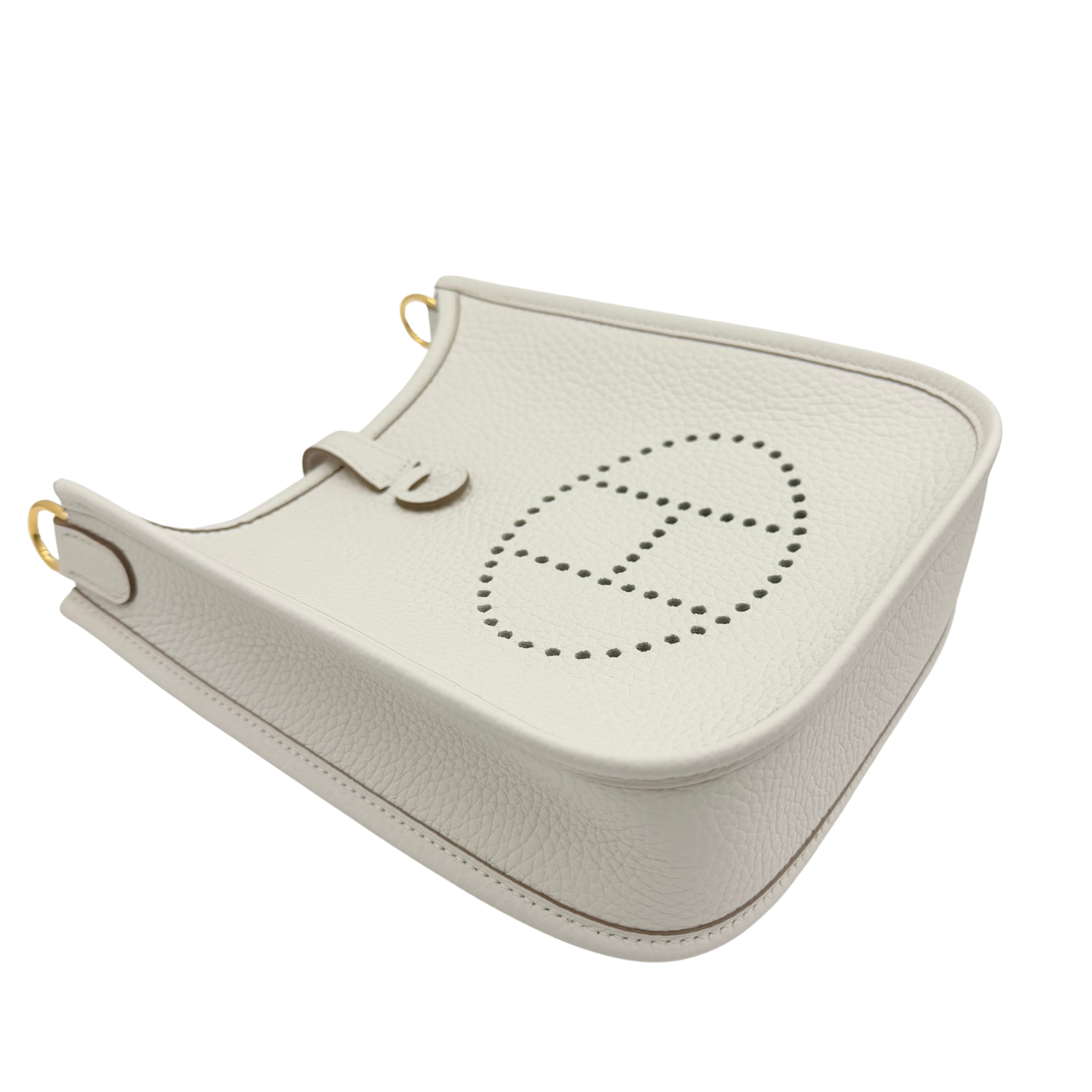 Hermès Clemence Evelyne TPM 16 Gris Pale