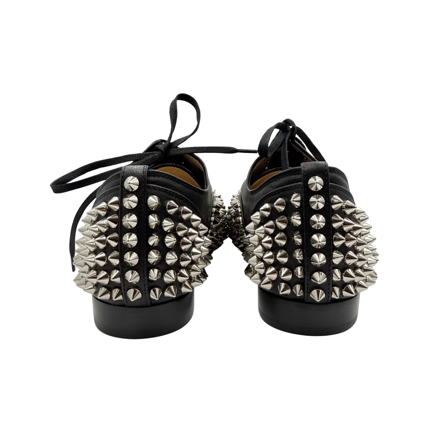 Christian Louboutin Freddy Spikes Oxfords Black