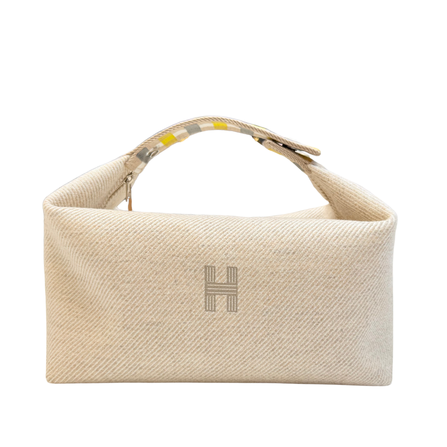 Hermès Toile Bride-A-Brac Large Travel Case Beige