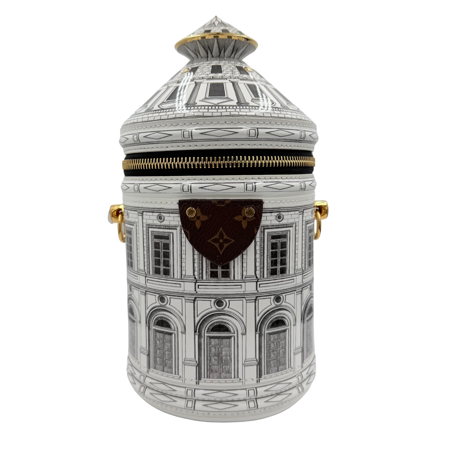 Louis Vuitton x Fornasetti Limited Edition 2021 Architettura Cannes Vase Bag