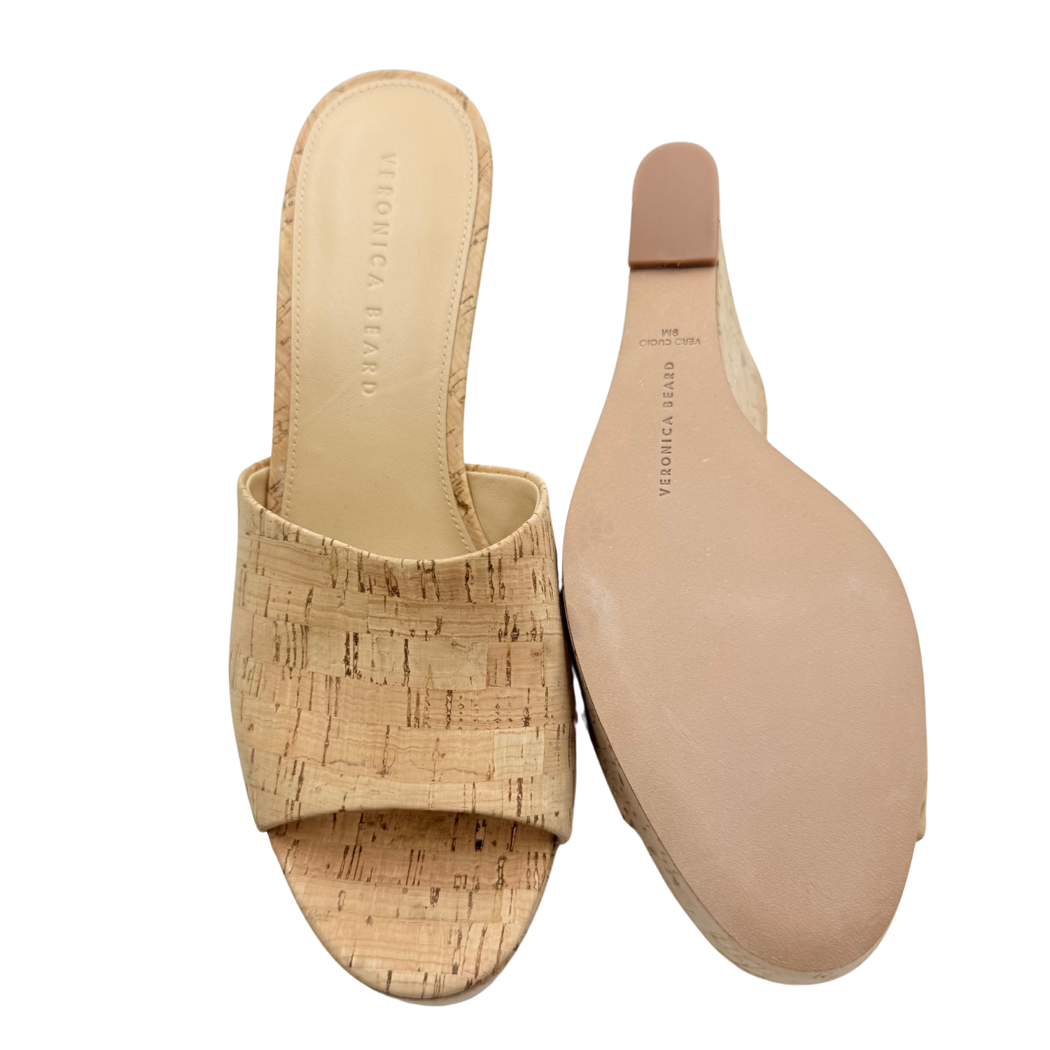 Veronica Beard Dali Wedge Sandals Sand