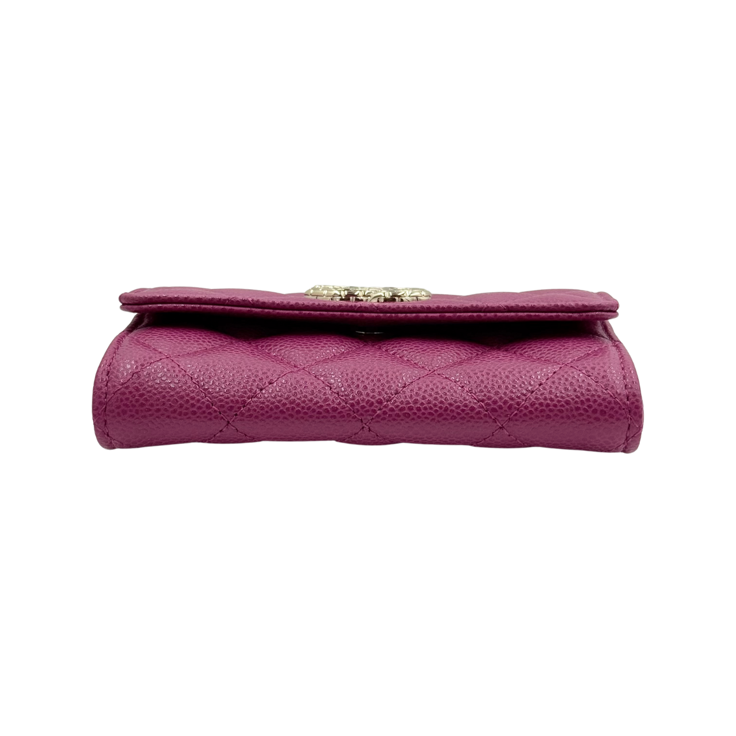 Chanel Small CC Flap Card Holder Magenta