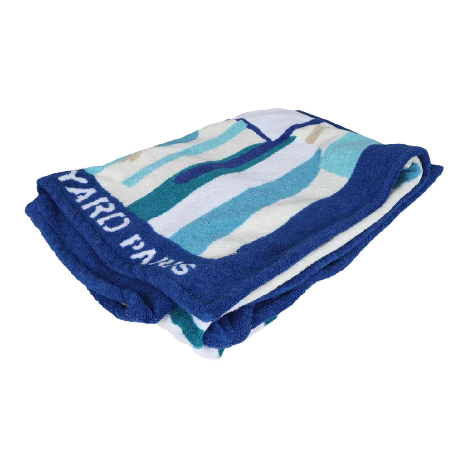 Goyard Goyardine St. Louis GM Tote Bag Turquoise & Balise Beach Towel Set