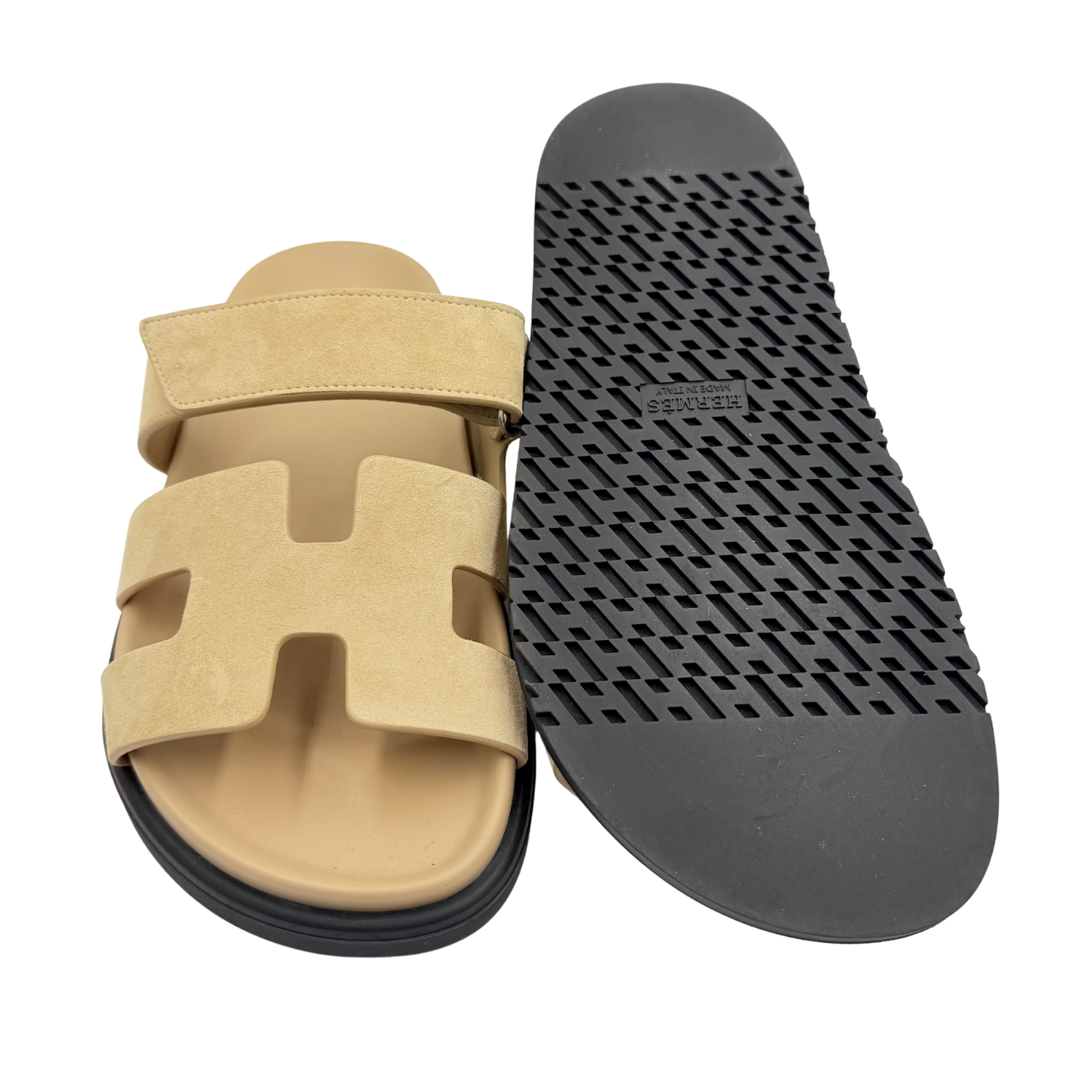 Hermès Chypre Sandal in Beige Nomade