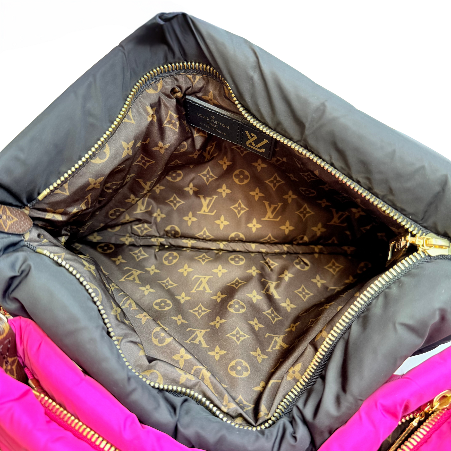 Louis Vuitton Monogram Maxi Pillow Multi Pochette Pink and Black