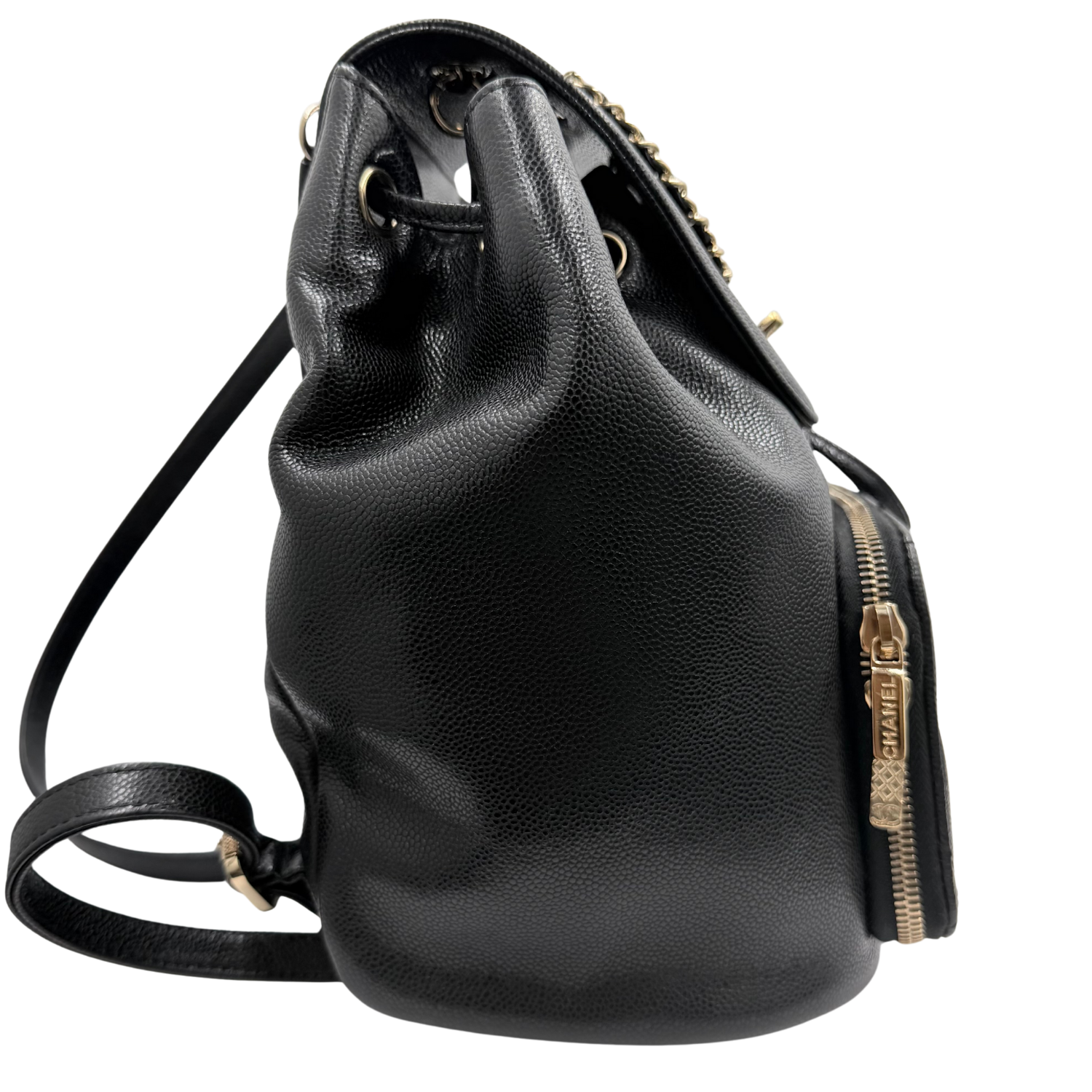 Chanel Caviar Quilted Leather Business Affinity Backpack Black