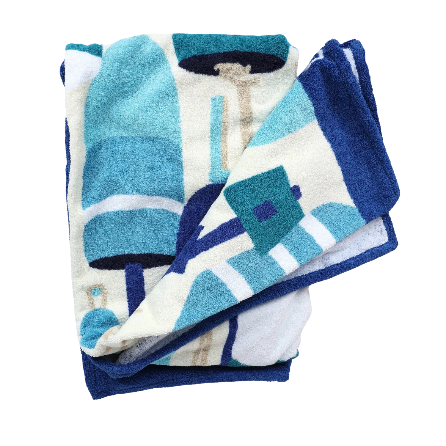 Goyard Goyardine St. Louis GM Tote Bag Turquoise & Balise Beach Towel Set