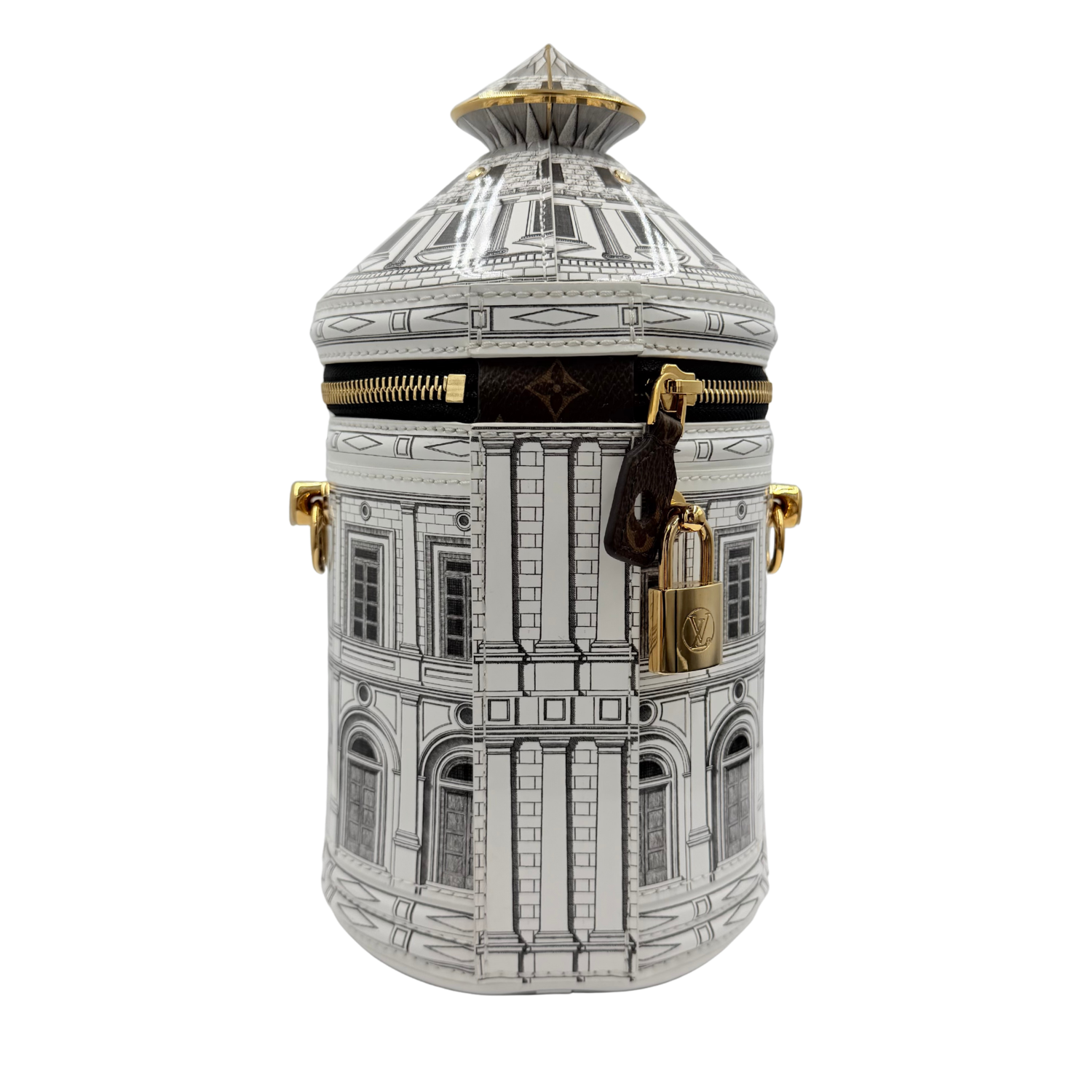 Louis Vuitton x Fornasetti Limited Edition 2021 Architettura Cannes Vase Bag