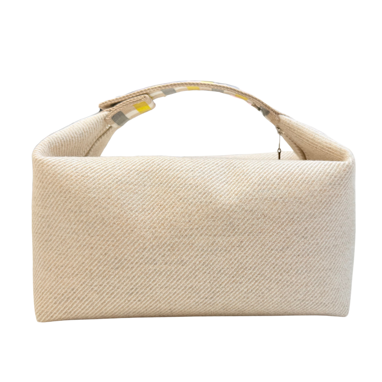 Hermès Toile Bride-A-Brac Large Travel Case Beige