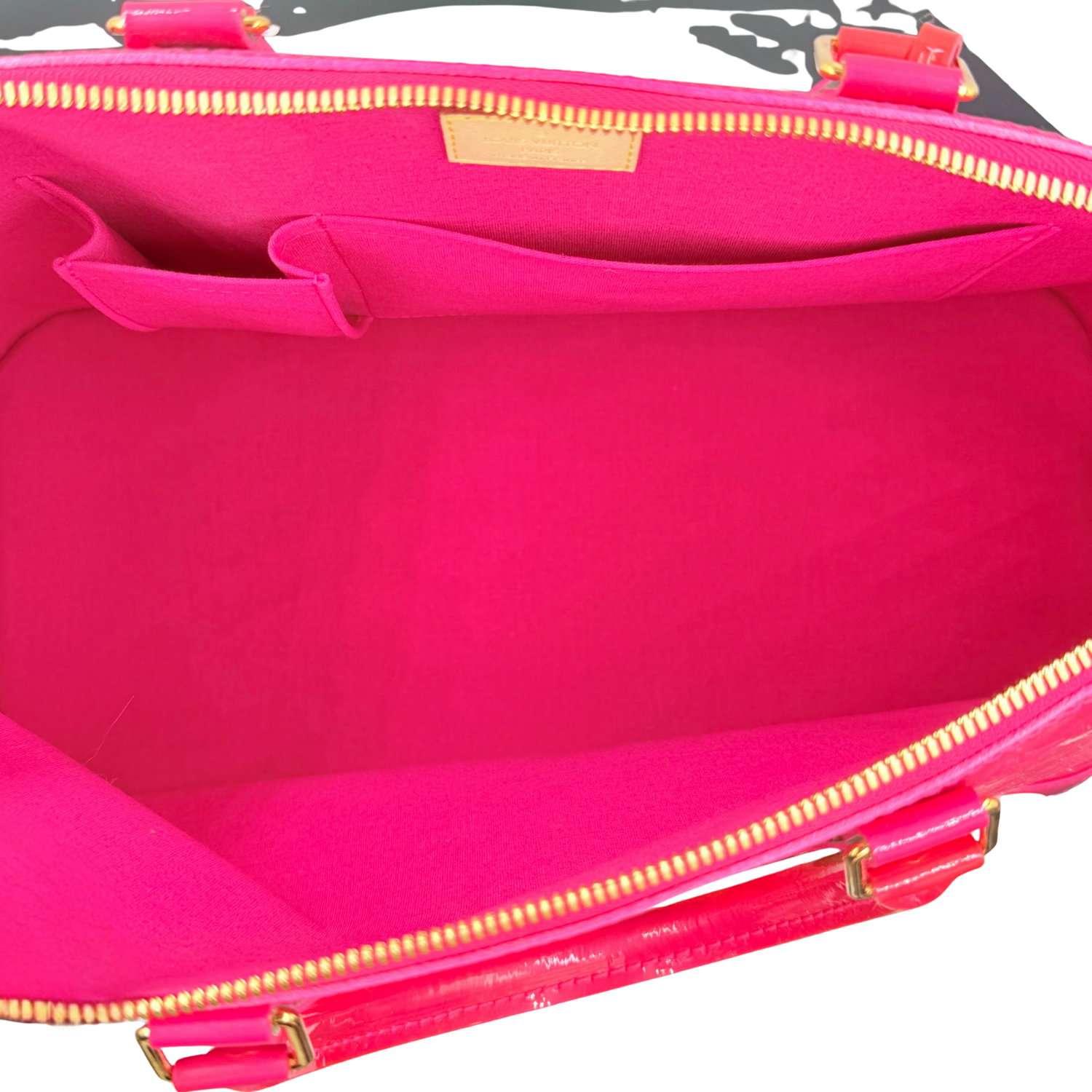 Louis Vuitton Limited Edition Stephen Sprouse Monogram Vernis Alma Roses MM
