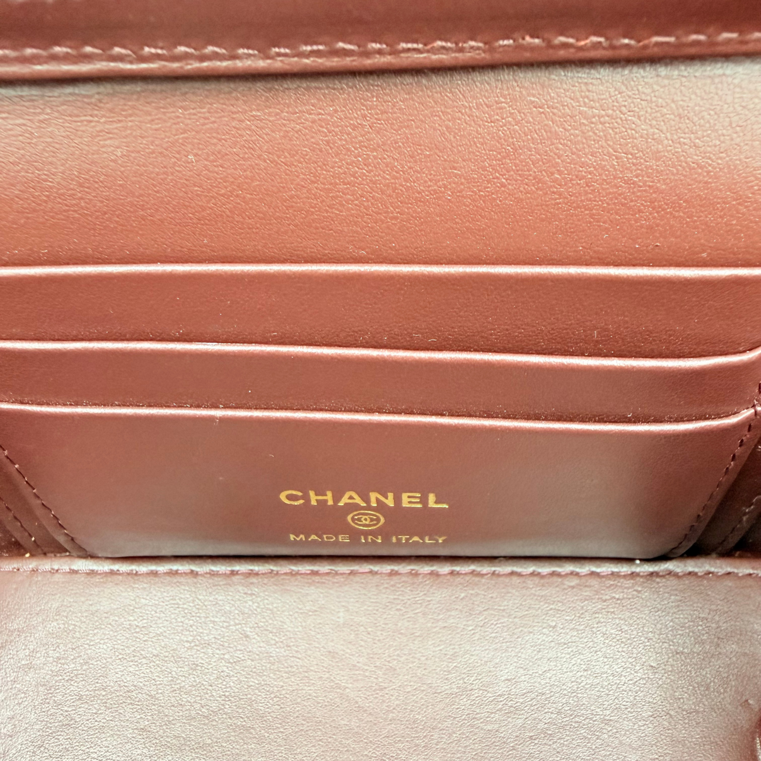 Chanel Medium Quilted Caviar Leather Vanity Case Black